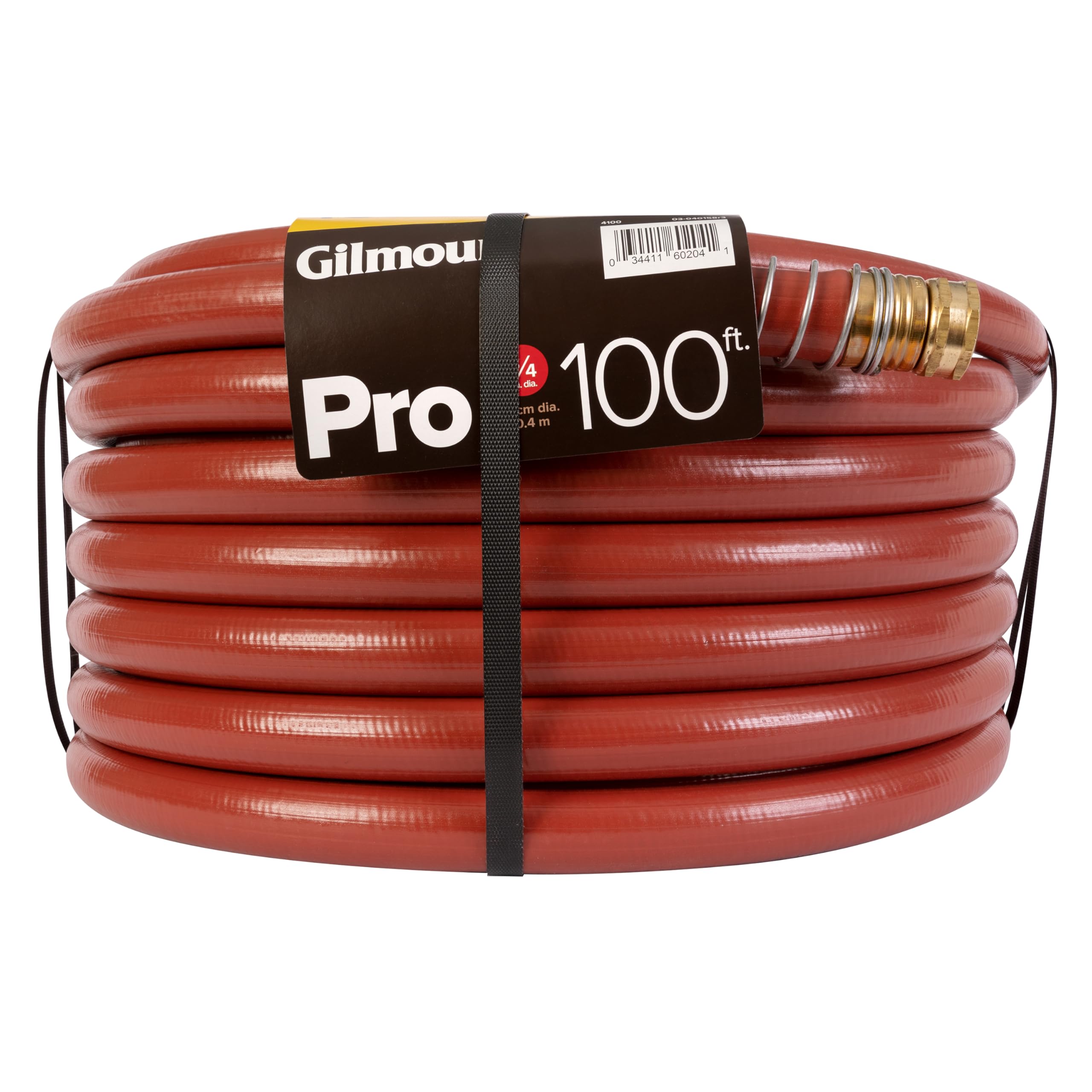 Gilmour Pro Commercial 3/4" x 100' Heavy Duty Water Hose, Durable and Kink Resistant 100 ft Garden Hose