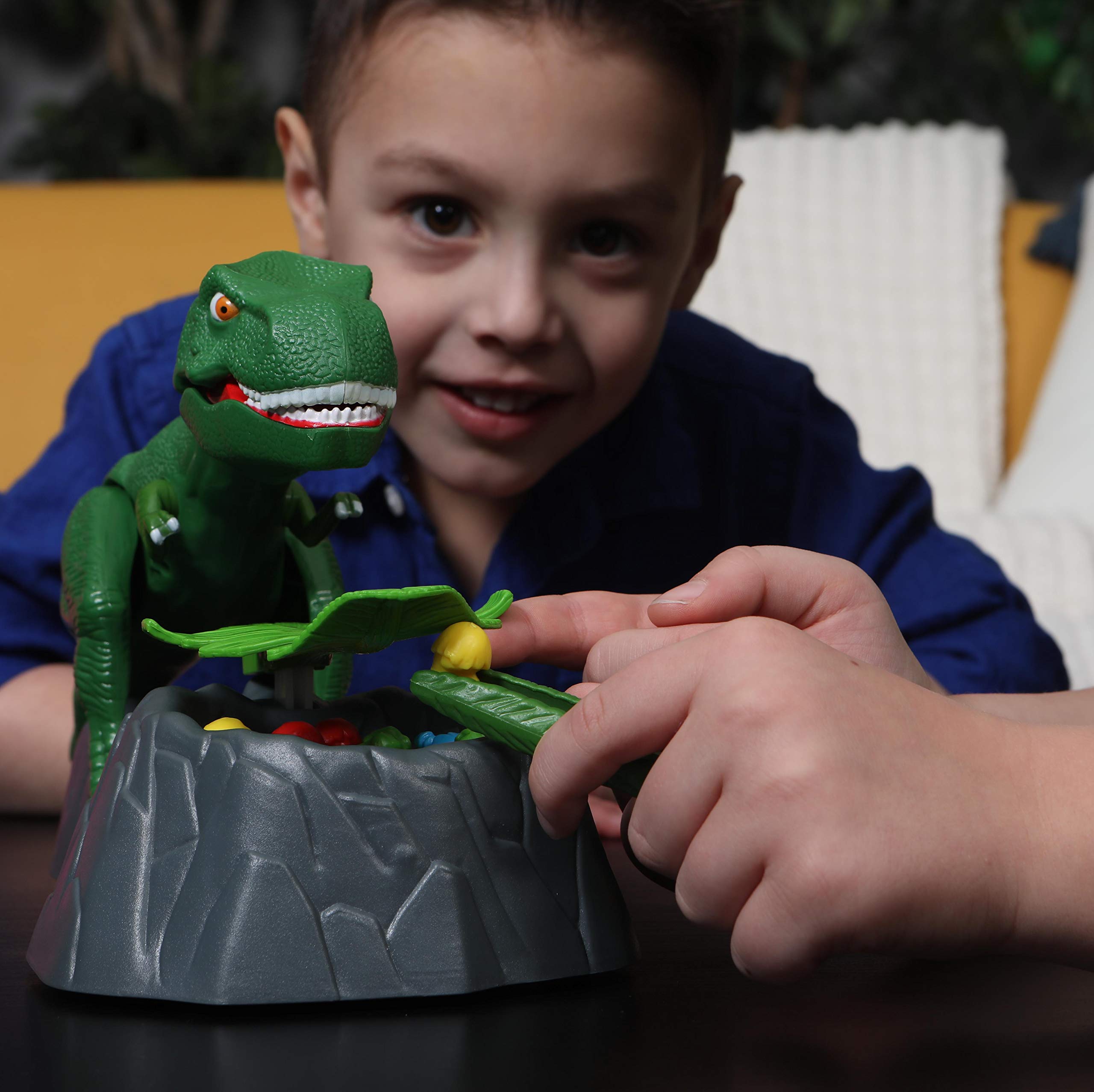 Dino Crunch - Get The Eggs Before The Dino Gets You! - Includes A Fun Shark Bite War Card Game by Goliath