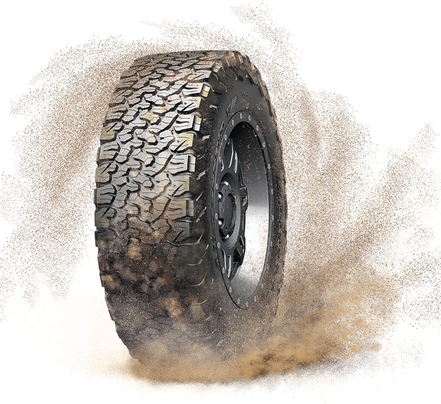 BFGoodrich All Terrain T/A KO2 Radial Car Tire for Light Trucks, SUVs, and Crossovers,33x10.50R15/C 114R