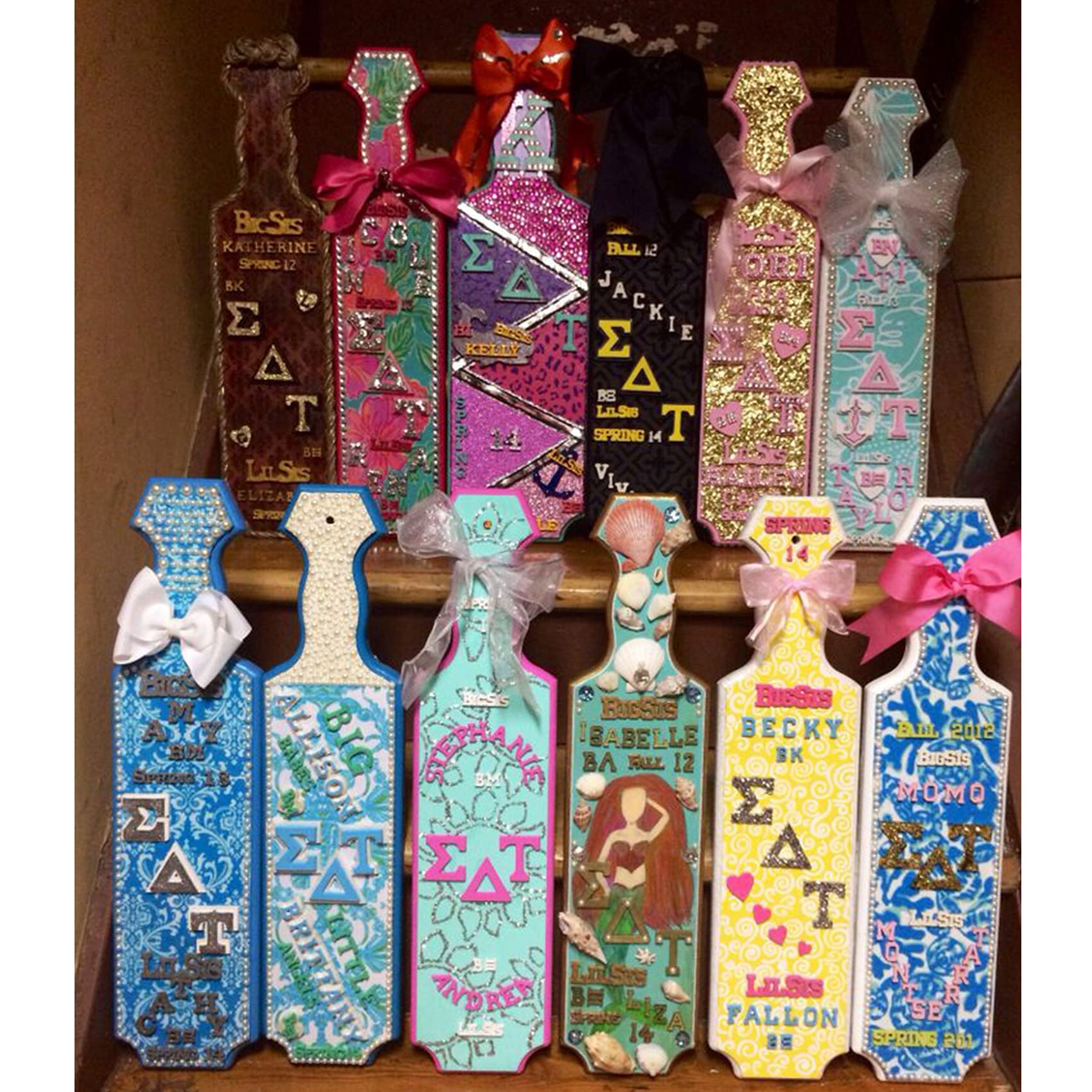 VENESUN 18 Inch Greek Fraternity Paddle, Unfinished Pine Wood Paddle, Solid Wooden Sorority Paddle, Frat Paddle