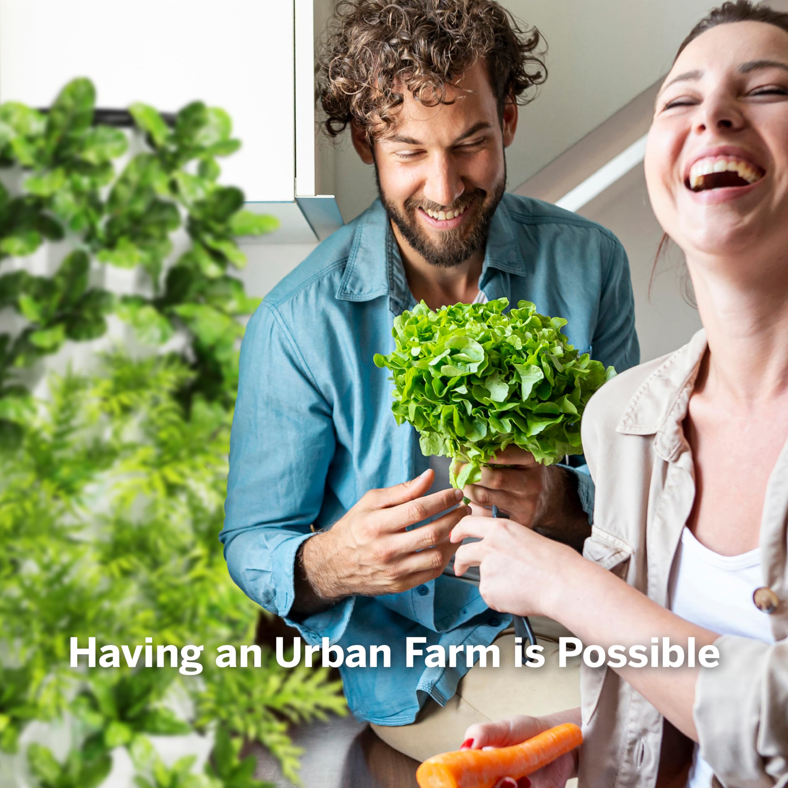 AVUX Hydroponic Growing Tower – A 10 Layers (80 Pots) Vertical Growing Freestanding Aeroponic Garden with Wheels and Sponges to Germinate Seeds and Planting Herbs and Vegetables