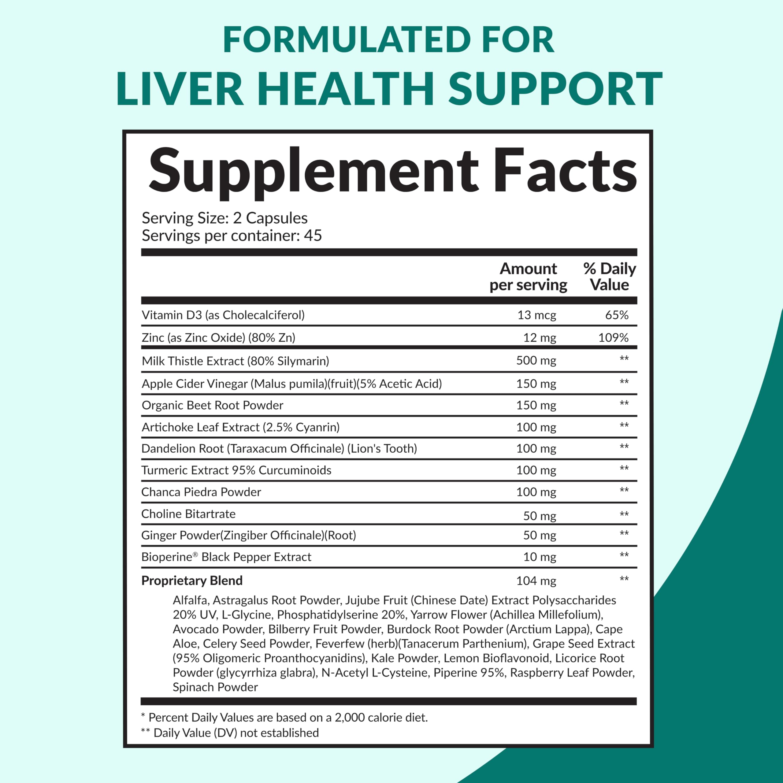Calcium D3 K2 B12 (1pk) and Liver Support (1pk) Supplement Bundle - Potent Vitamins for Bone, Heart, Liver Function, & Immune Support - Non-GMO, Vegan, Gluten-Free