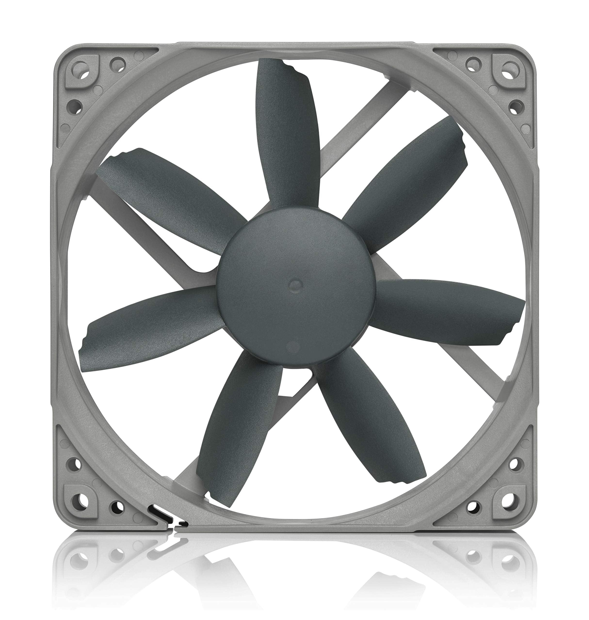 Noctua NF-S12B redux-1200 PWM, High Performance Cooling Fan, 4-Pin, 1200 RPM (120mm, Grey)