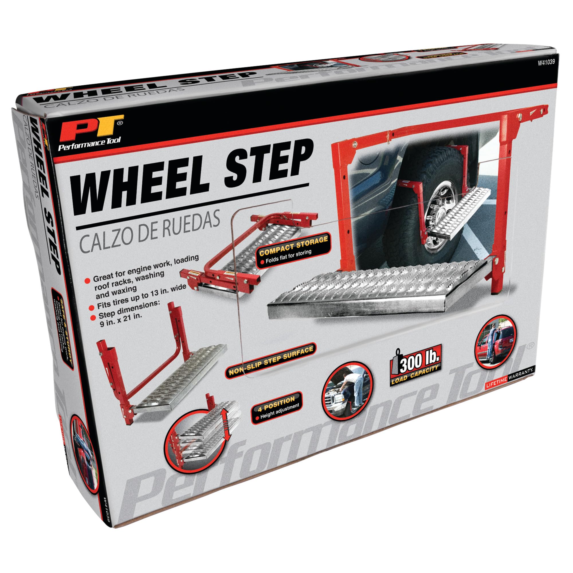 Performance Tool W41039 Non-slip Truck Tire Service Step (Up to 13-Inch Tire Depth)