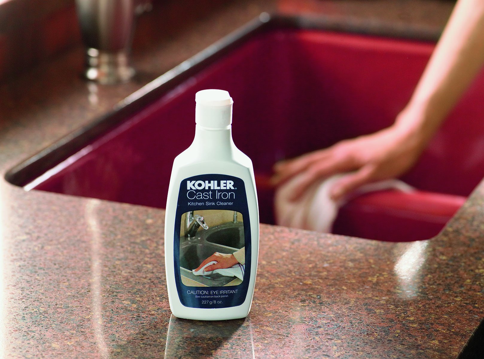 KOHLER K-1012525 Cast Iron Cleaner - 8 oz Bottle