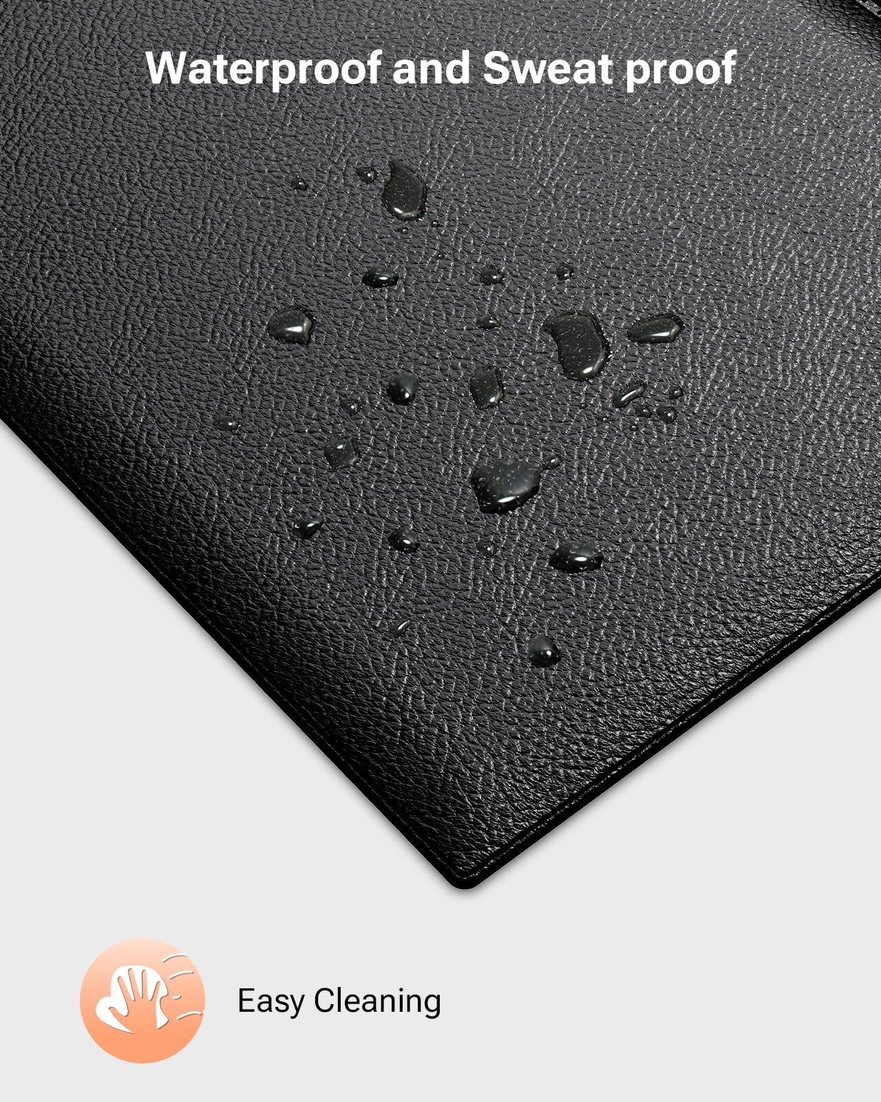 UREVO Foldable Treadmill Mat, Exercise Bike Mats for Home Gym Workout, Waterproof Non-Slip Exercise Equipment Mat Floor Protector for Indoor Walking pad, Cycles, Rowing Machine, Elliptical