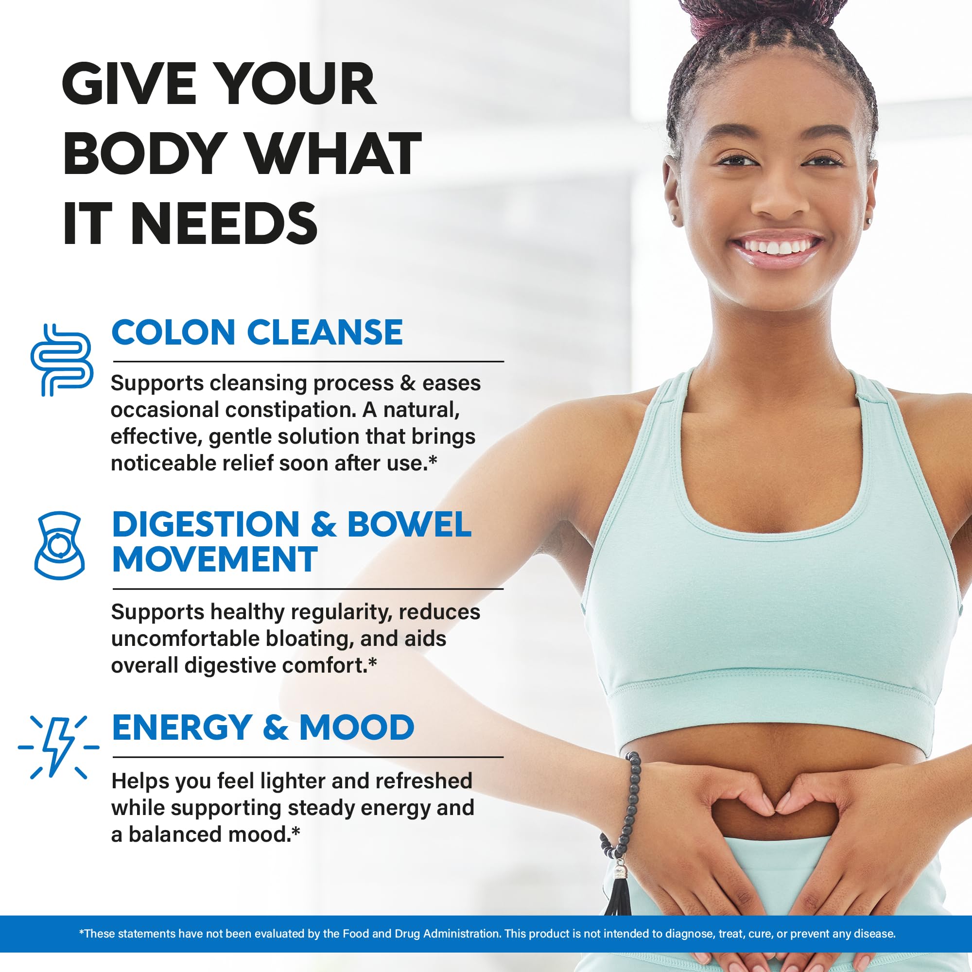 Colon Cleanse - 15 Day Cleanse for Women & Men - Senna | Cascara | Garcinia Cambogia | Probiotics & Fiber - Digestion & Detox - Debloating & Bowel Movement - Natural & Vegan - Made in USA, 30 Capsules