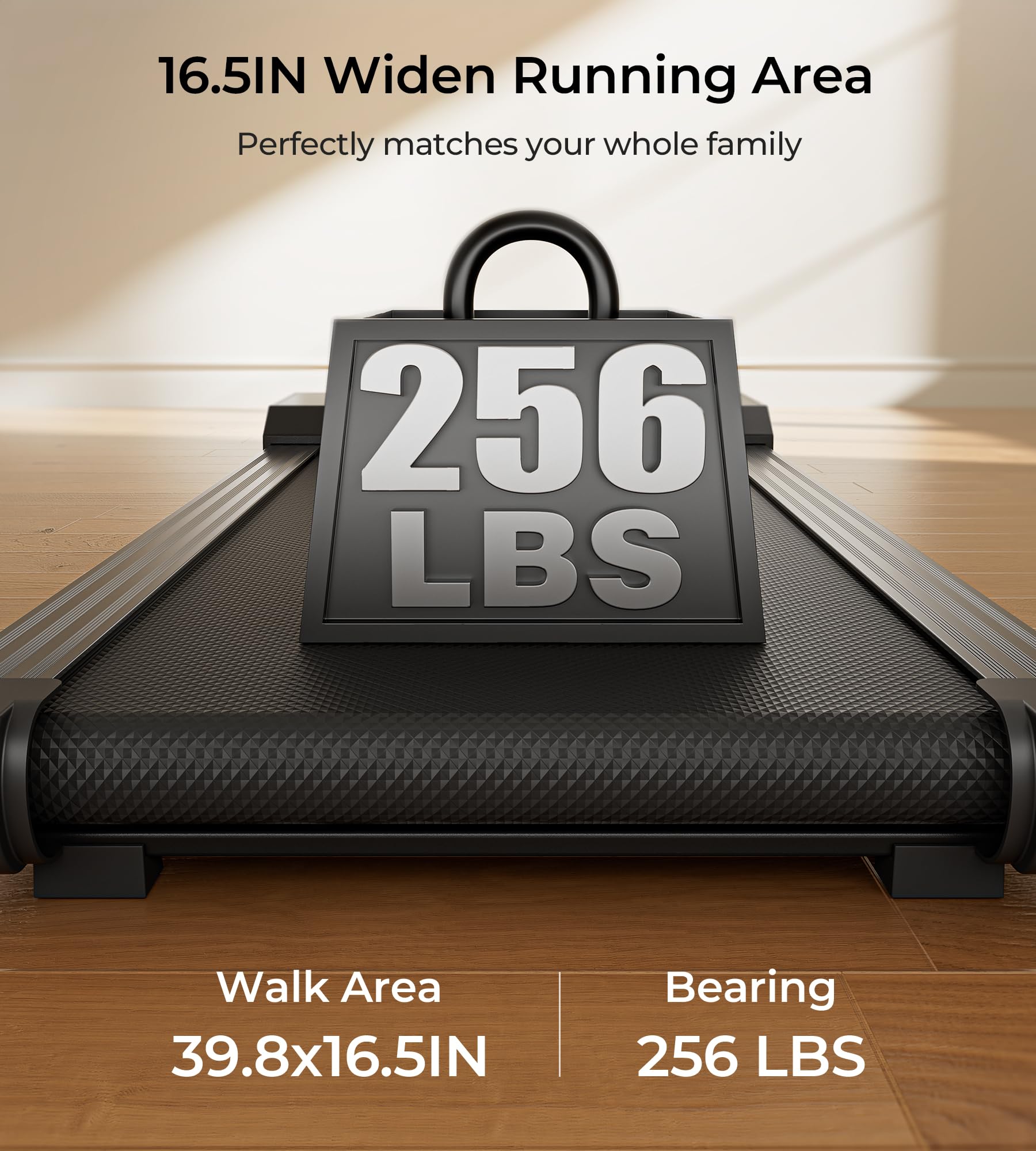 YOSUDA Walking Pad, Under Desk Treadmill, Treadmills for Home, 265LBS Capacity, 3 in 1 Portable Walking Pad