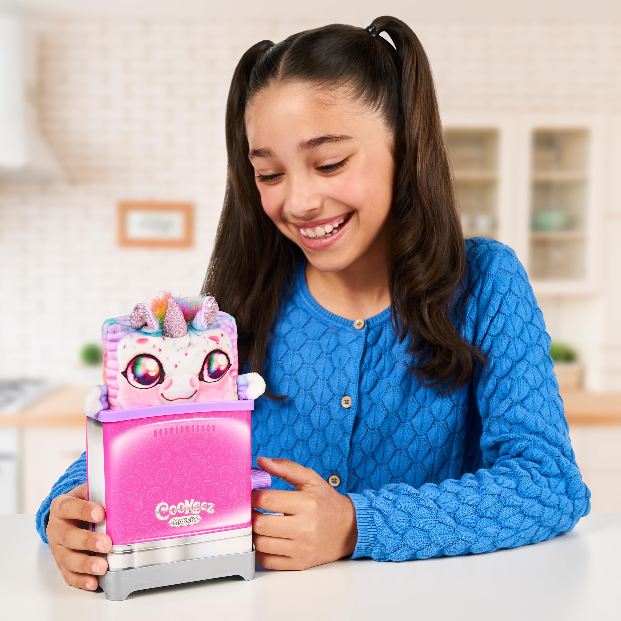 Cookeez Makery Toasty Treatz Toaster with Scented Plush - 2 Pack; Make A Soft and Squishy Surprise Plush Friend. Pop-in-Bread and See A Surprise Plush Pop Up!