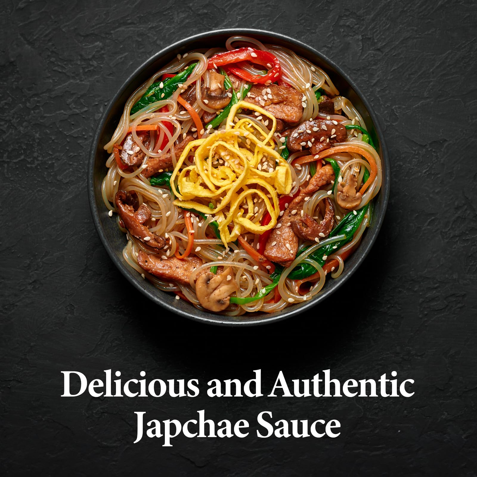 Wang Japchae Sauce, Savory and Slightly Sweet, Easy and Convenient Sauce for Vermicelli and Glass Noodles, 16.93 Ounce
