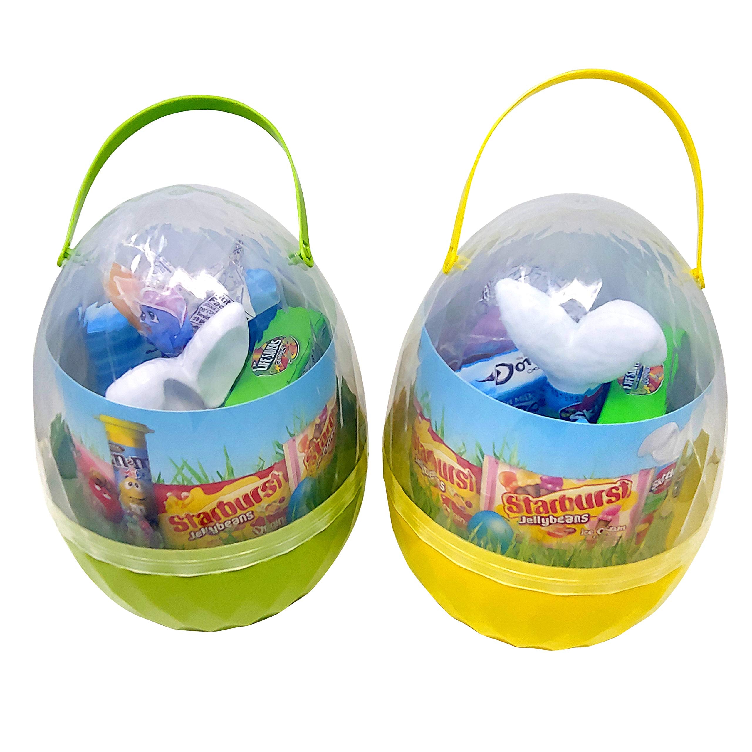Prefilled Easter Baskets for Kids, Easter Basket for Kids Teens β Premade Easter Baskets Care Package with Chocolates & Candies Snack Pack Care Munch Box Easter Gifts for Boys Girls Adults β Easter Baskets For Kids Already Filled