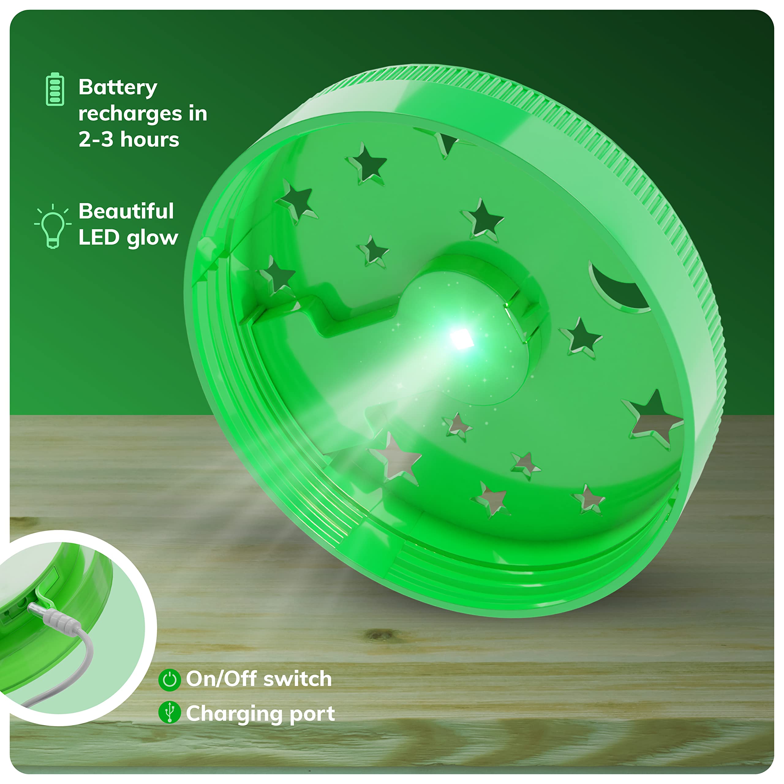 Dan&Darci Light-Up Terrarium Kit for Kids - STEM Science Kits - Gifts for Kids - Educational DIY Kids Toys for Boys & Girls - Crafts Projects Ideas for Ages 6 7 8-12 Year Old Age