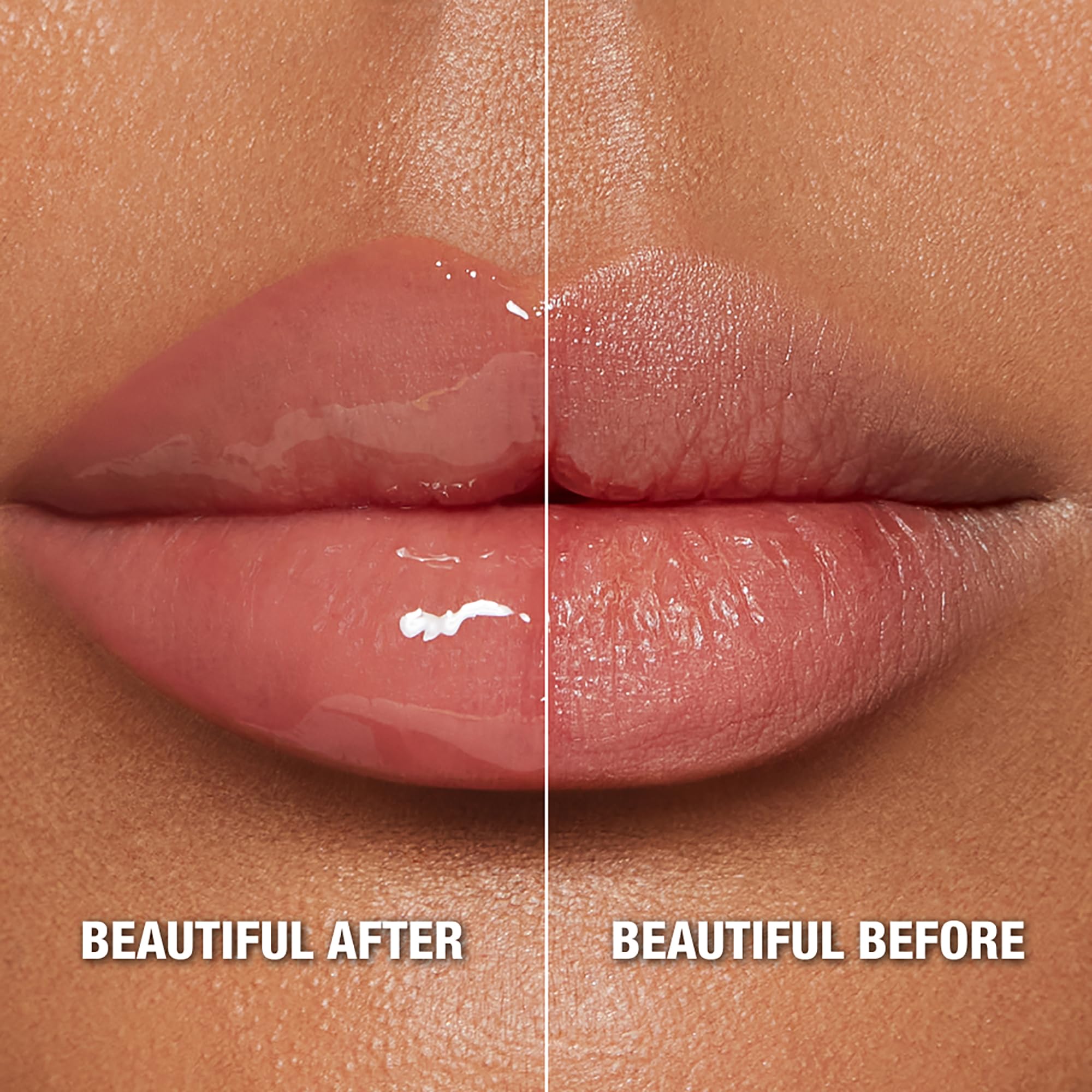 Charlotte Tilbury Pillow Talk Plumpgasm Lip Gloss - Hydrating Lip Plumper with Hyaluronic Acid & Plumpgasm Heat + Ice Technology for Juicy, Glossy Fullness - Fair/Medium