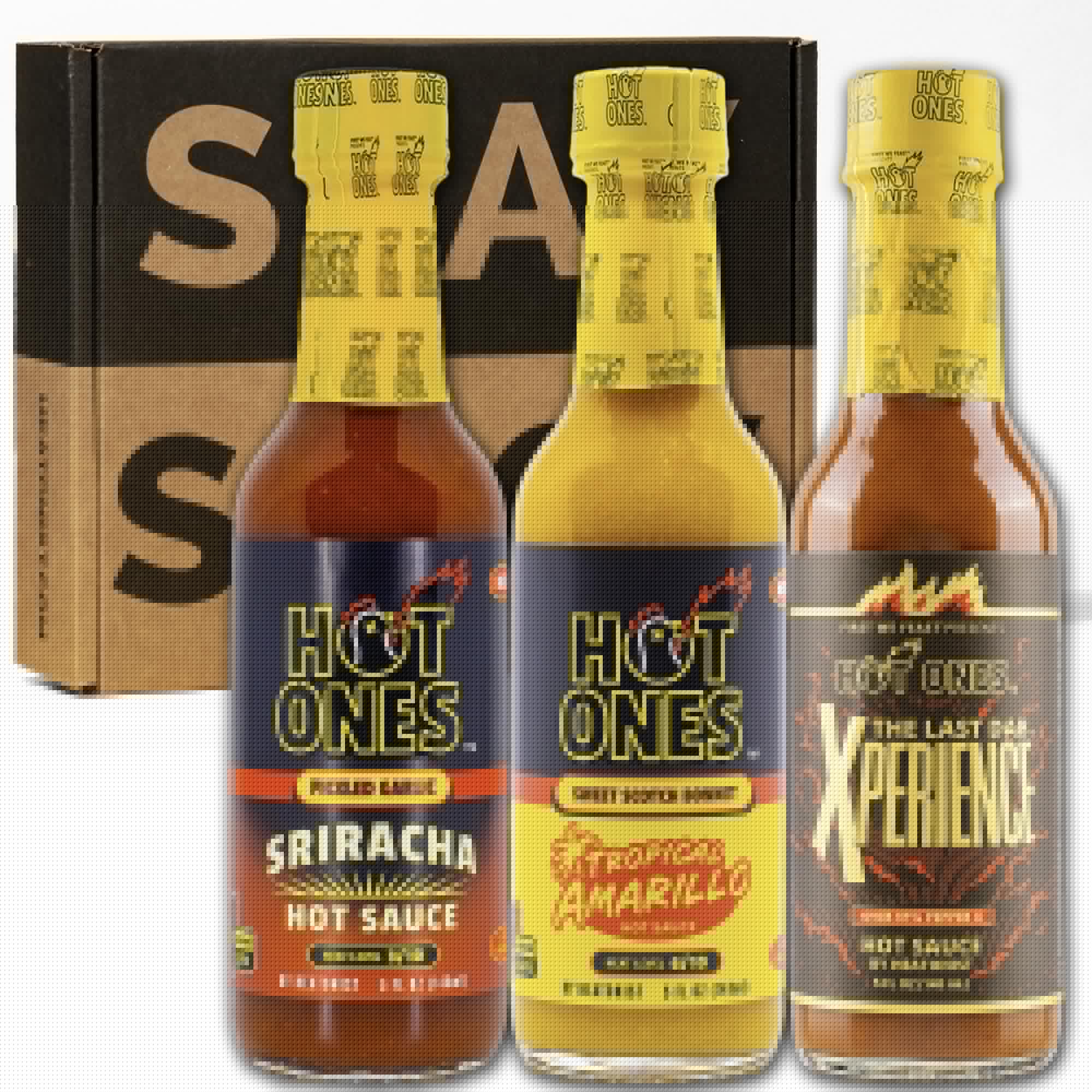 Hot Ones Hot Sauce Challenge Set - Season 27 Trio - Hot Sauces Gift Set - Variety Pack - Made with Natural Ingredients - Unique Small Batch Sampler - 5 fl oz Bottles (3-Pack)