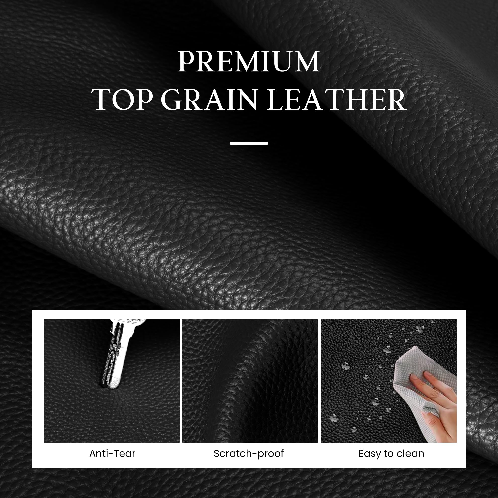 befen Black Leather Shoulder Purse for Women, Women's Work Travel Tote Bags Large Capacity Handbag, Lightweight Satchel for Women Trendy