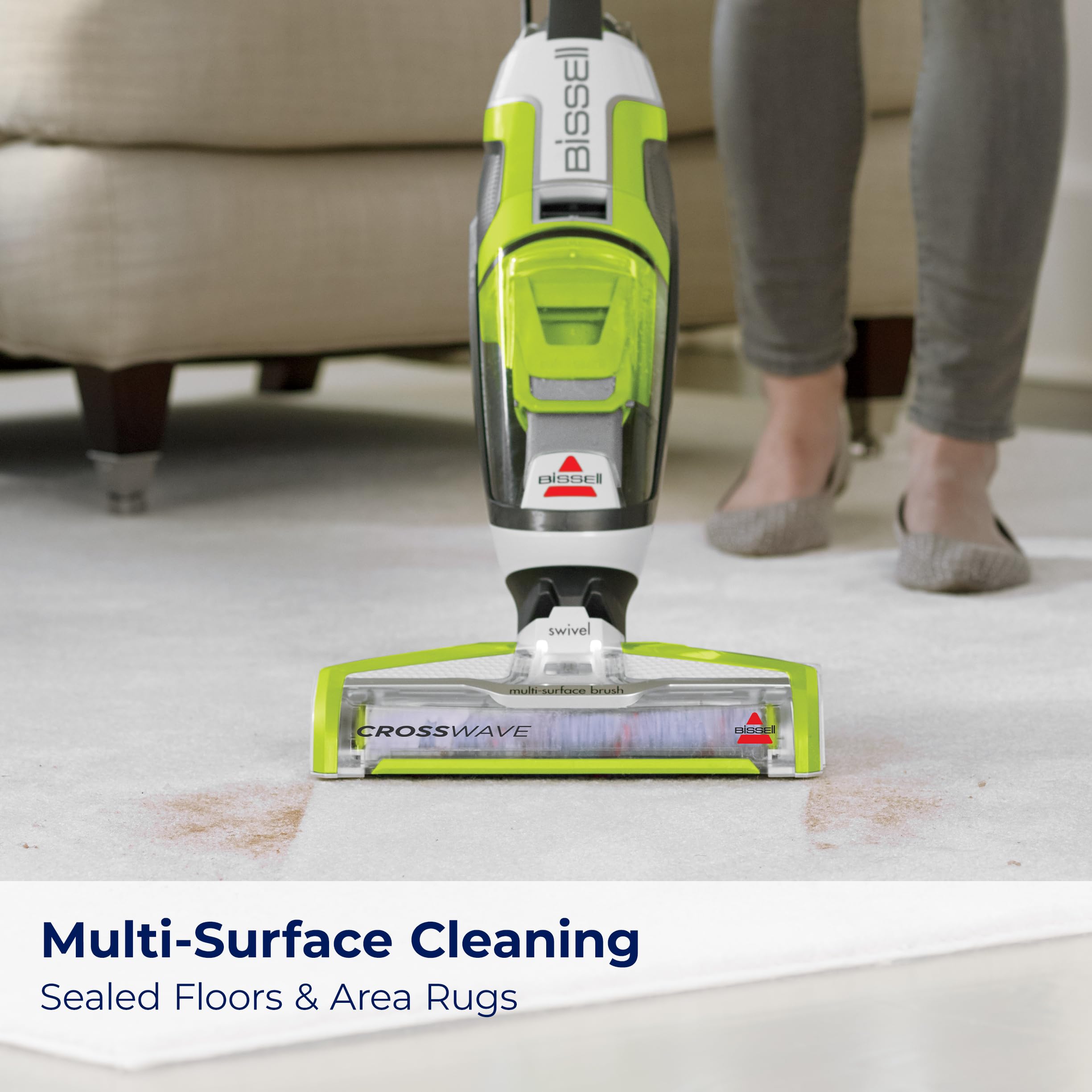 Bissell CrossWave Floor and Area Rug Cleaner, Wet-Dry Vacuum, 3888A