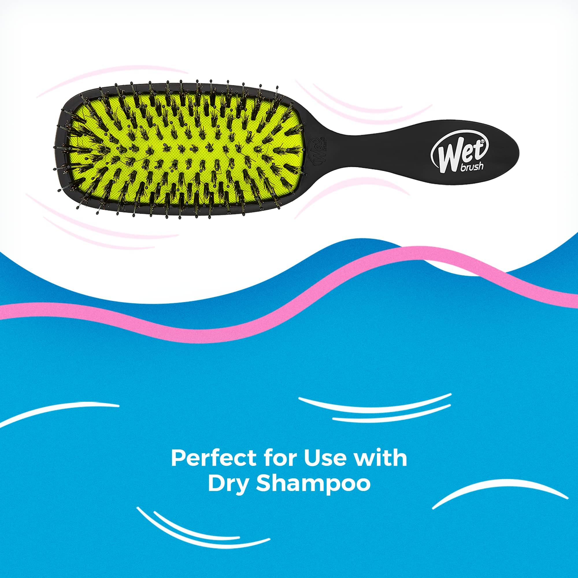 Wet Brush Shine Enhancer - Exclusive Ultra-soft IntelliFlex Bristles Leave Hair Shiny And Smooth For All Hair Types - For Women, Men, Wet And Dry Hair
