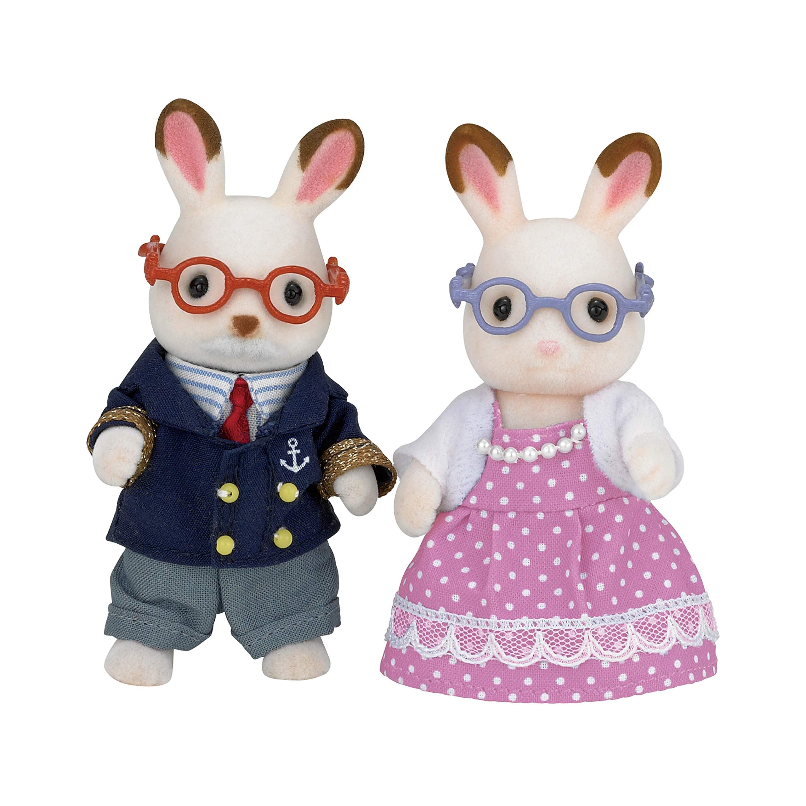 Calico Critters Hopscotch Rabbit Grandparents - Adorable Figurines to Expand Your Calico Critters Family
