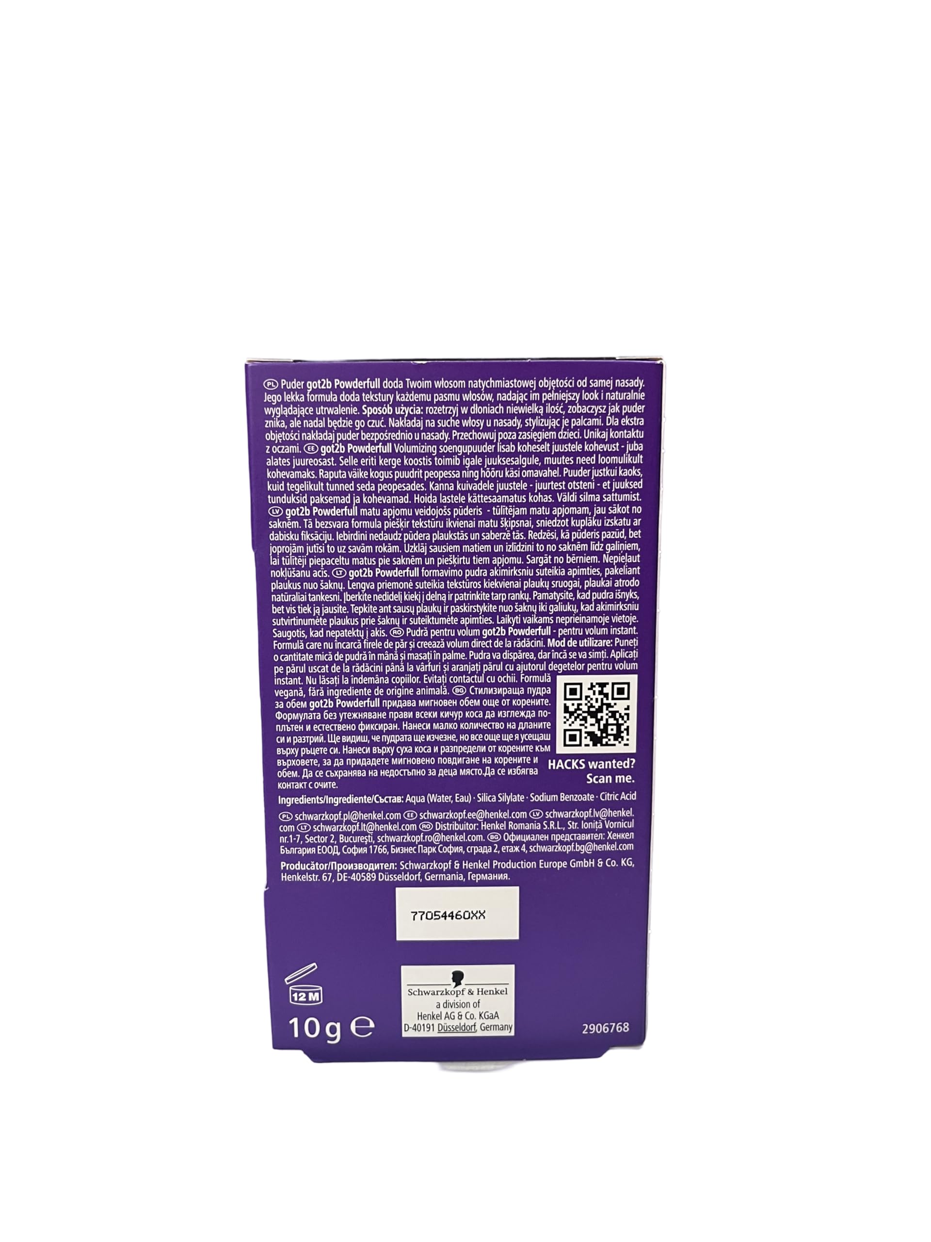 GOT2B Powderful Volumizing Styling Powder, 0.35 Oz (2 Pack)