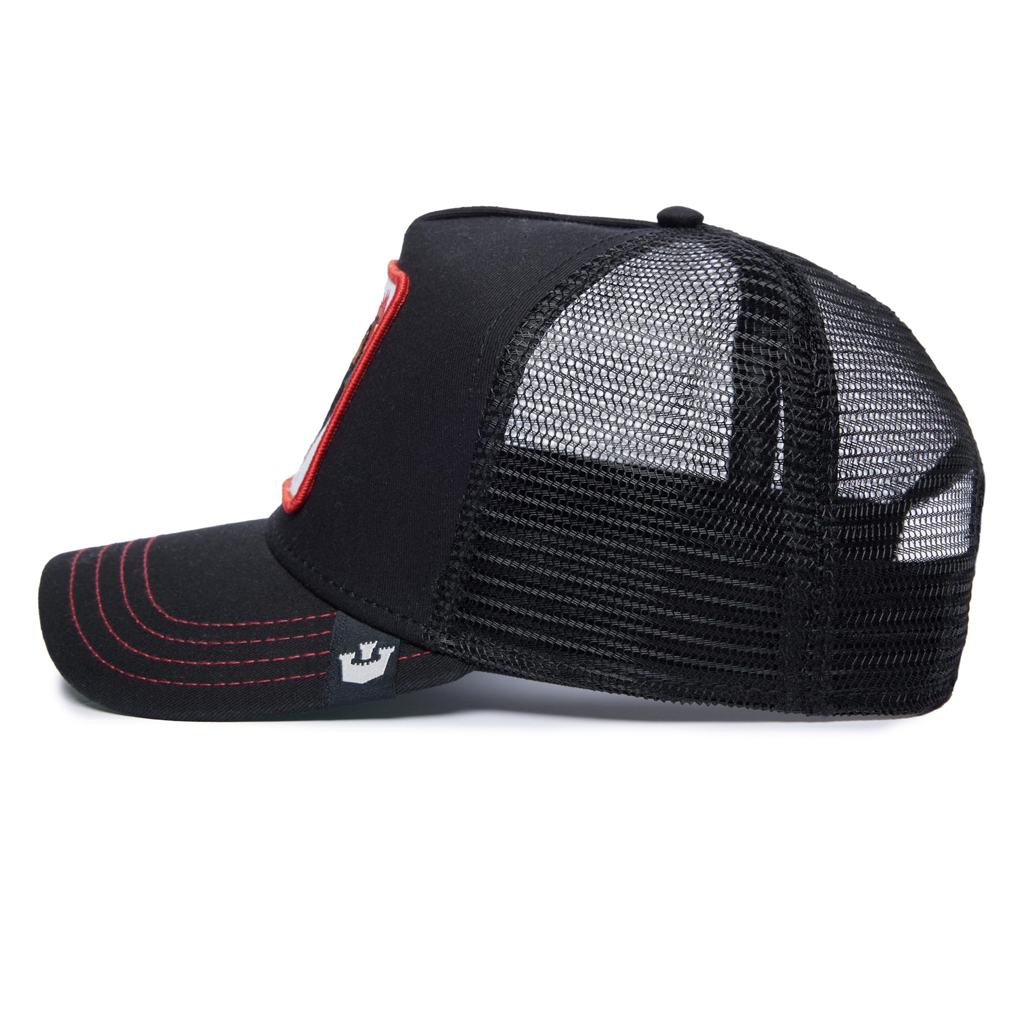 Goorin Bros. The Farm Unisex Spanish-Language Adjustable Mesh Trucker Hat, Black (El Gallo), One Size