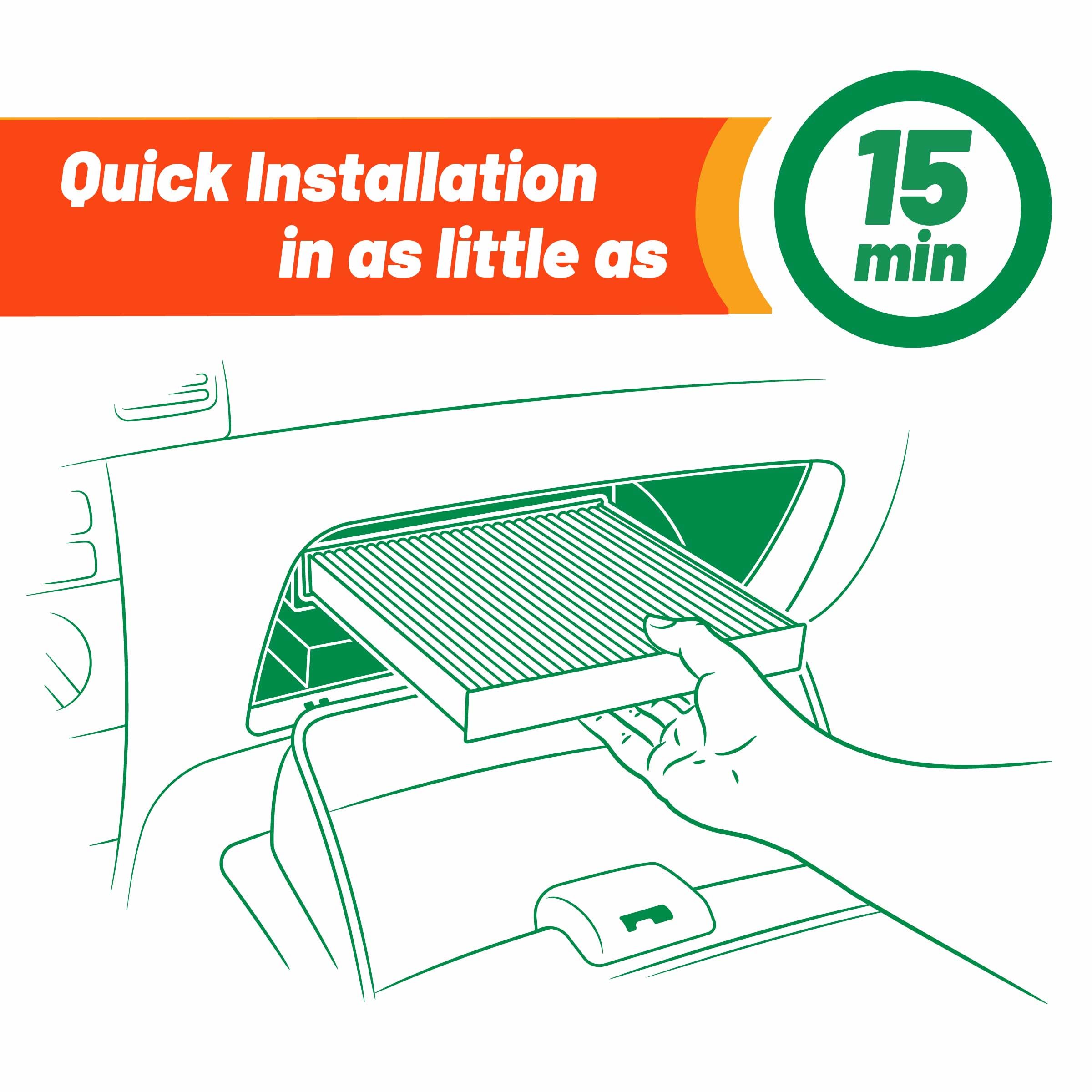 FRAM Fresh Breeze Cabin Air Filter with Arm & Hammer Baking Soda, CF10374 for Dodge/Toyota Vehicles