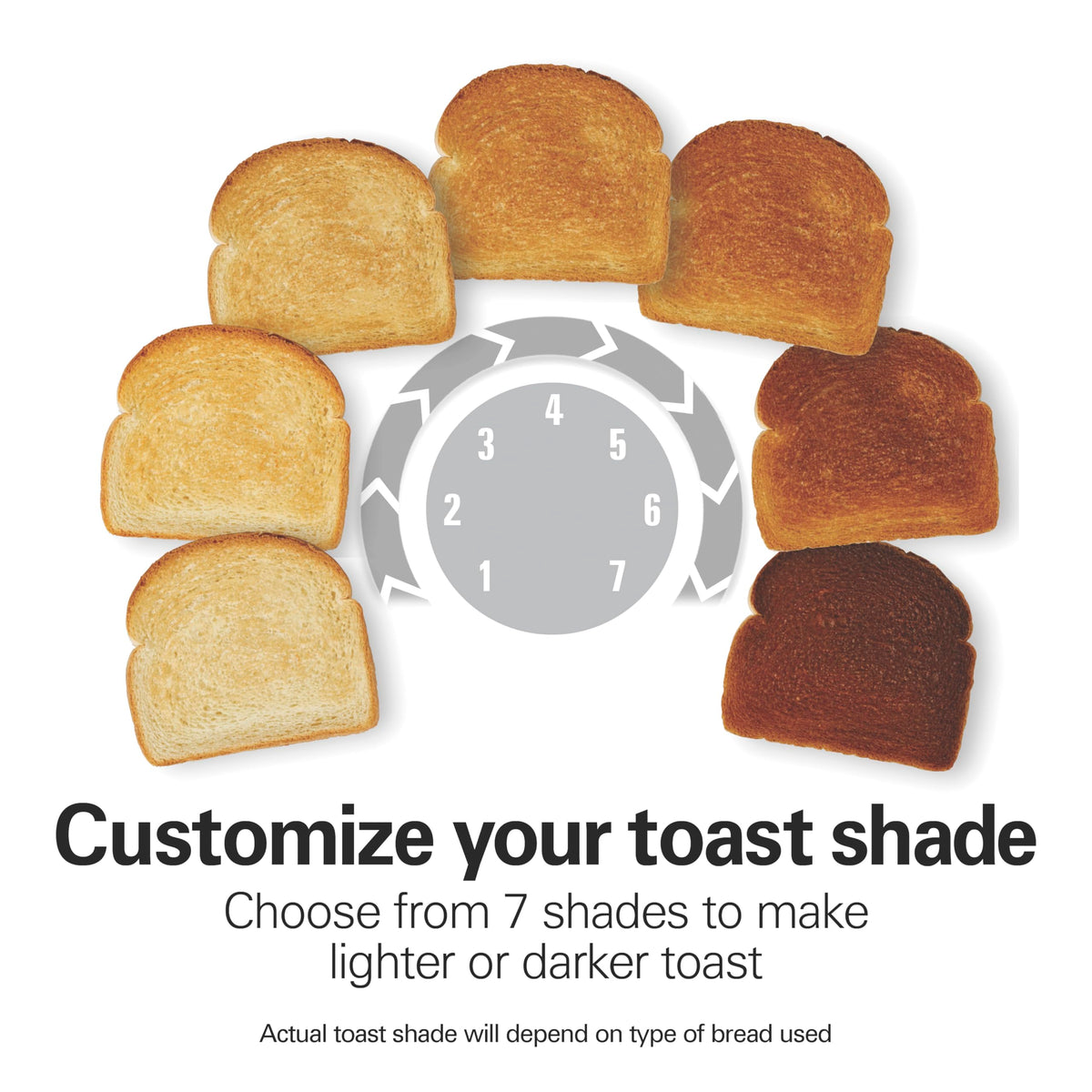 Hamilton Beach 4 Slice Toaster with Extra Wide Slots for Bagels, Shade Selector, Toast Boost, Slide-Out Crumb Tray, Auto-Shutoff and Cancel Button, Brushed Stainless Steel (24910)