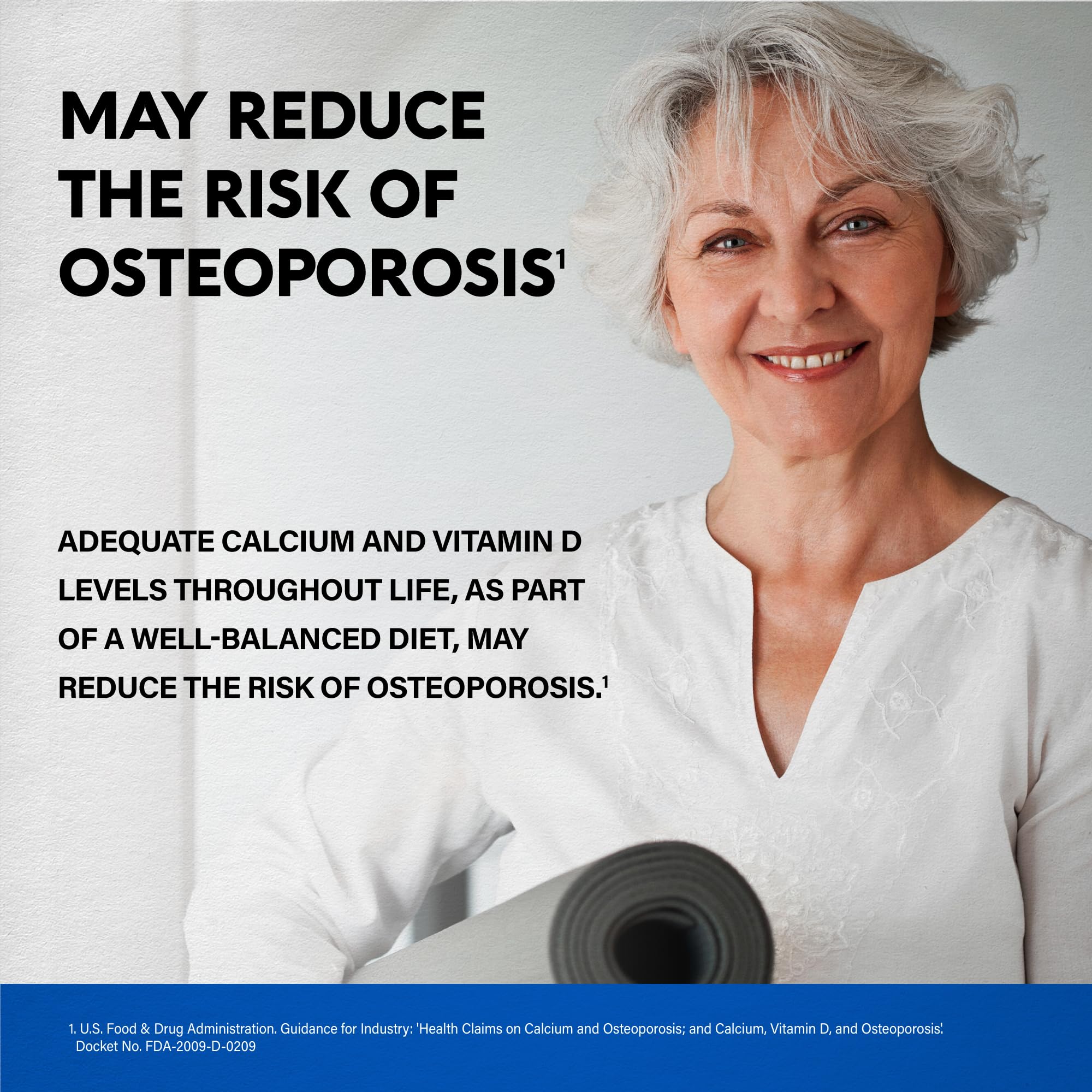 Calcium Supplements for Women - Calcium 1200 mg with Vitamin D3 & K2 - Bone Health, Strength & Density - High Absorption, Slow Release - Made in USA - Citrate & Carbonate Form, 180 Tablets for 2 Month