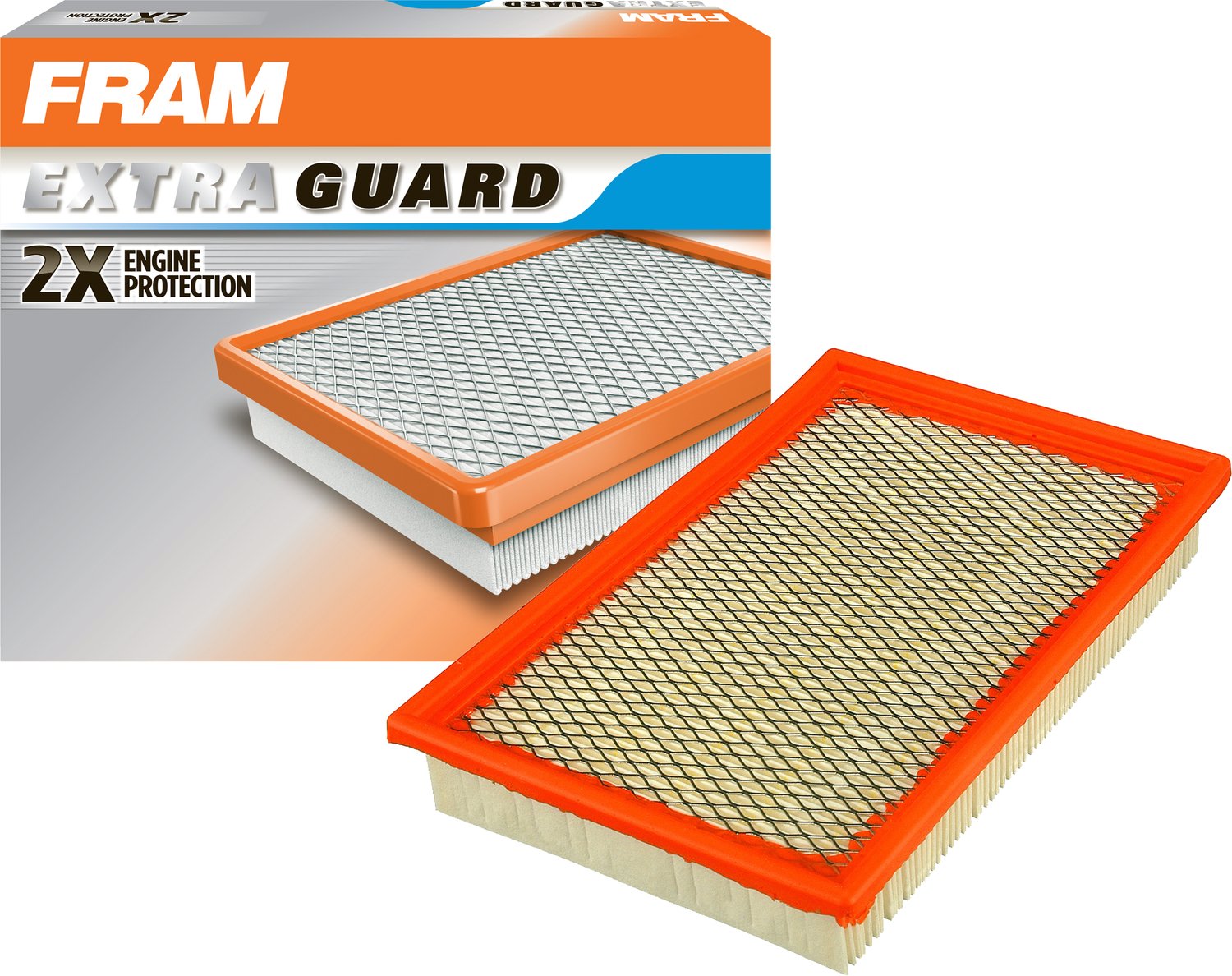 FRAM Extra Guard Engine Air Filter Replacement, Easy Install w/Advanced Engine Protection and Optimal Performance, CA7426 for Select Ford and Mazda Vehicles