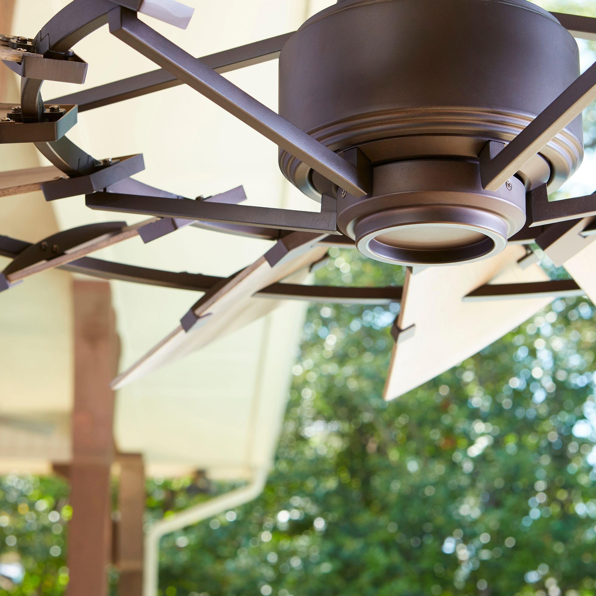 Quorum 95210-86 Restoration 52``Ceiling Fan from Windmill Collection in Bronze/Dark Finish,