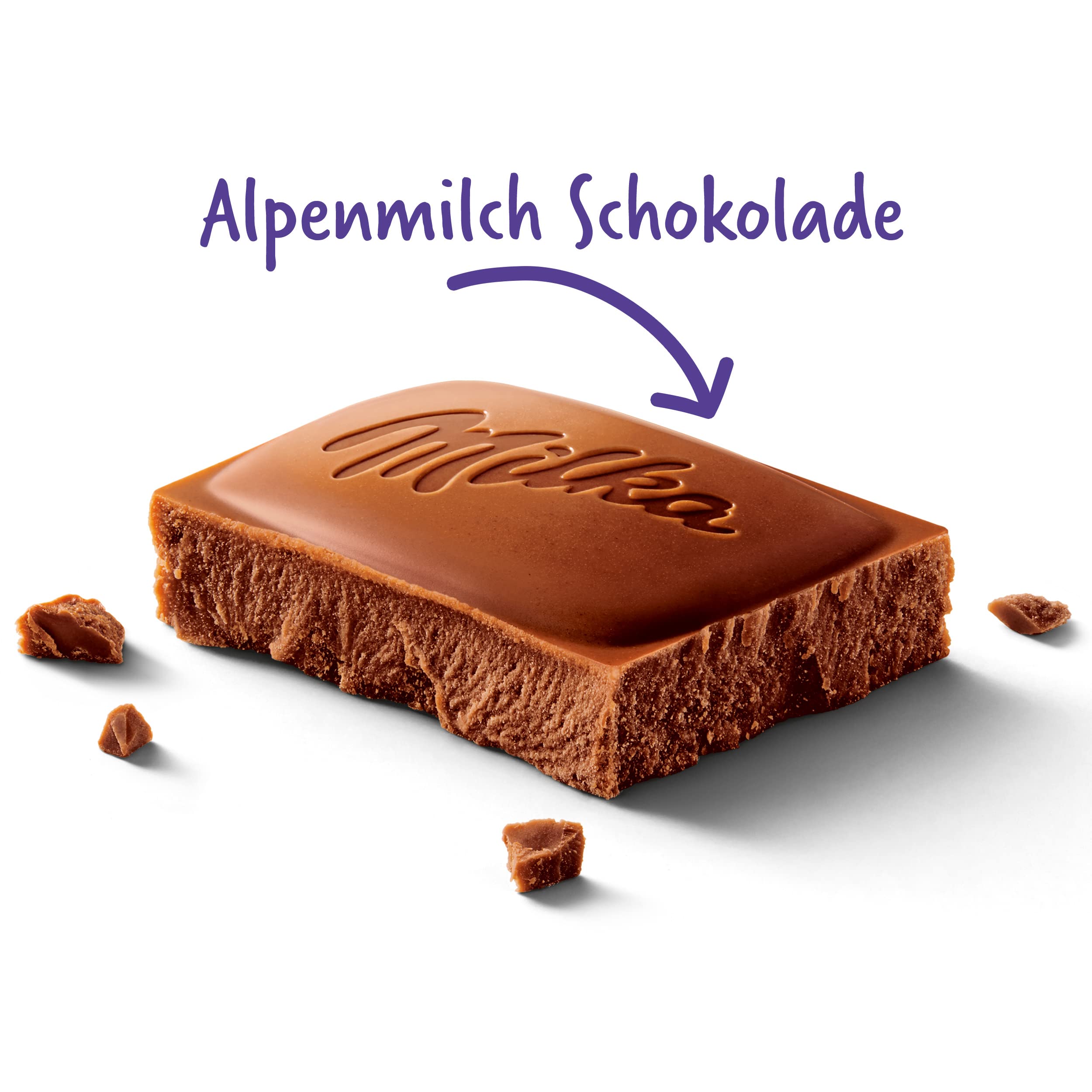 Milka Alpenmilch Chocolate Bar, 3.5 Ounce (Pack of 24)