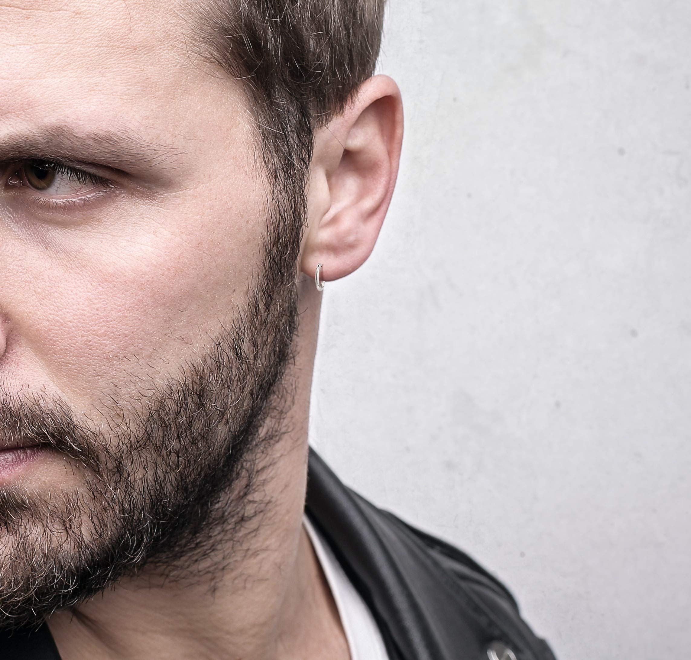 Savlano 925 Sterling silver Round Hoop Earrings for Women, Girls & Men Comes in 10MM-25MM (12)