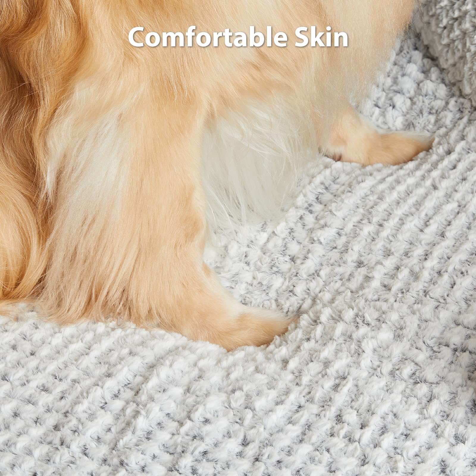 LEXTRO Orthopedic Large Dog Bed, Sofa Dog Bed Large Sized Dog with Egg Crate Foam, Large Dog Bed with Removable Washable Pillow Cover, Waterproof Dog Couch Bed with Anti-Slip Bottom, PET Bed