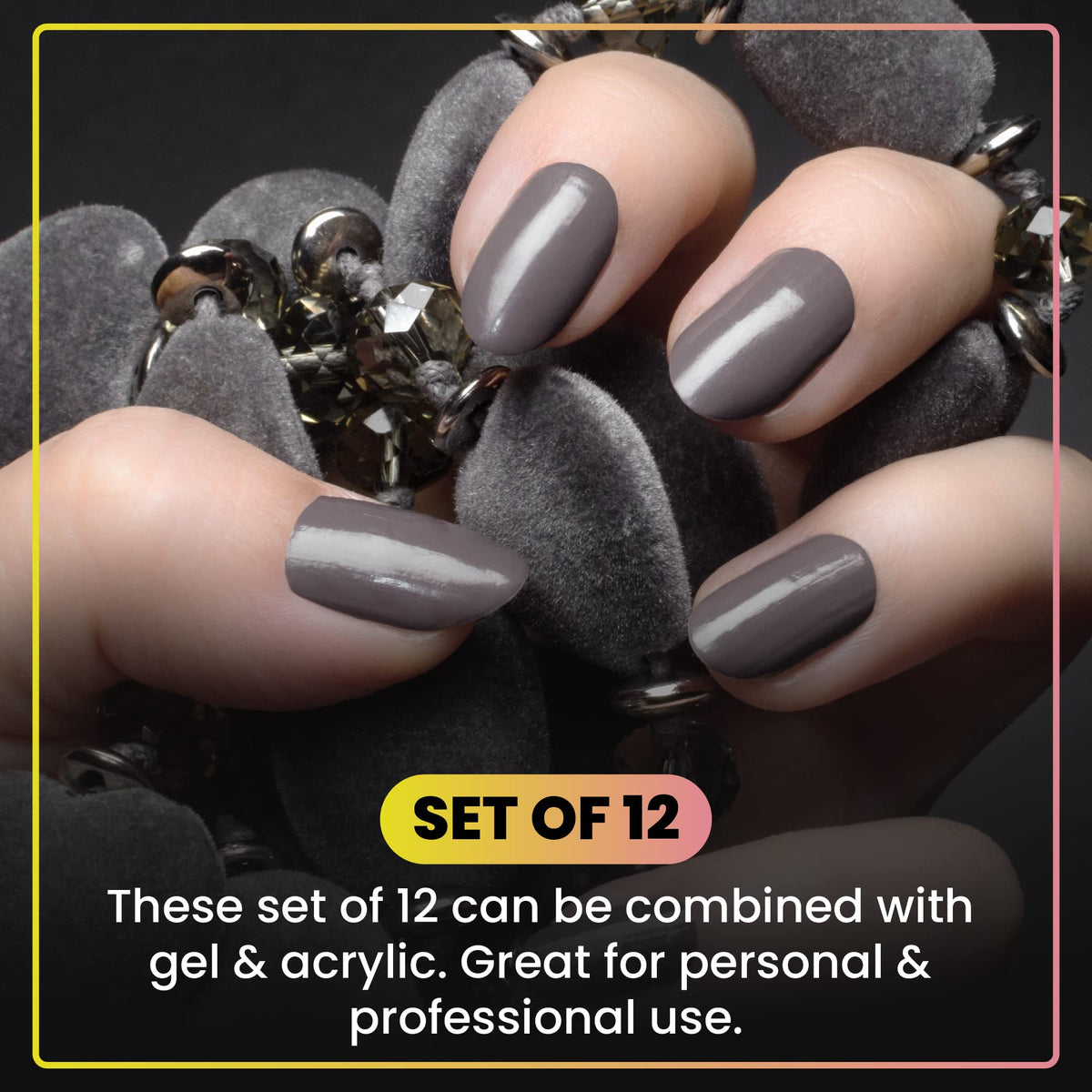 Mia Secret Nail Art Powder - Iconic Collection (12 PC)
