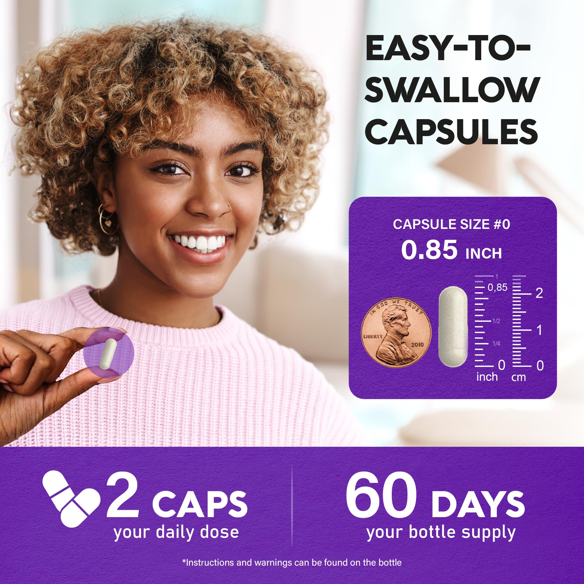 Hyaluronic Acid Supplements 1000 mg - Collagen | MSM | Boswellia | Vitamin D3, C & E - Hyaluronic Acid Capsules - Skin Hydratation & Joint Comfort Support - 7-in-1 Complex - Made in USA - 120 Capsules