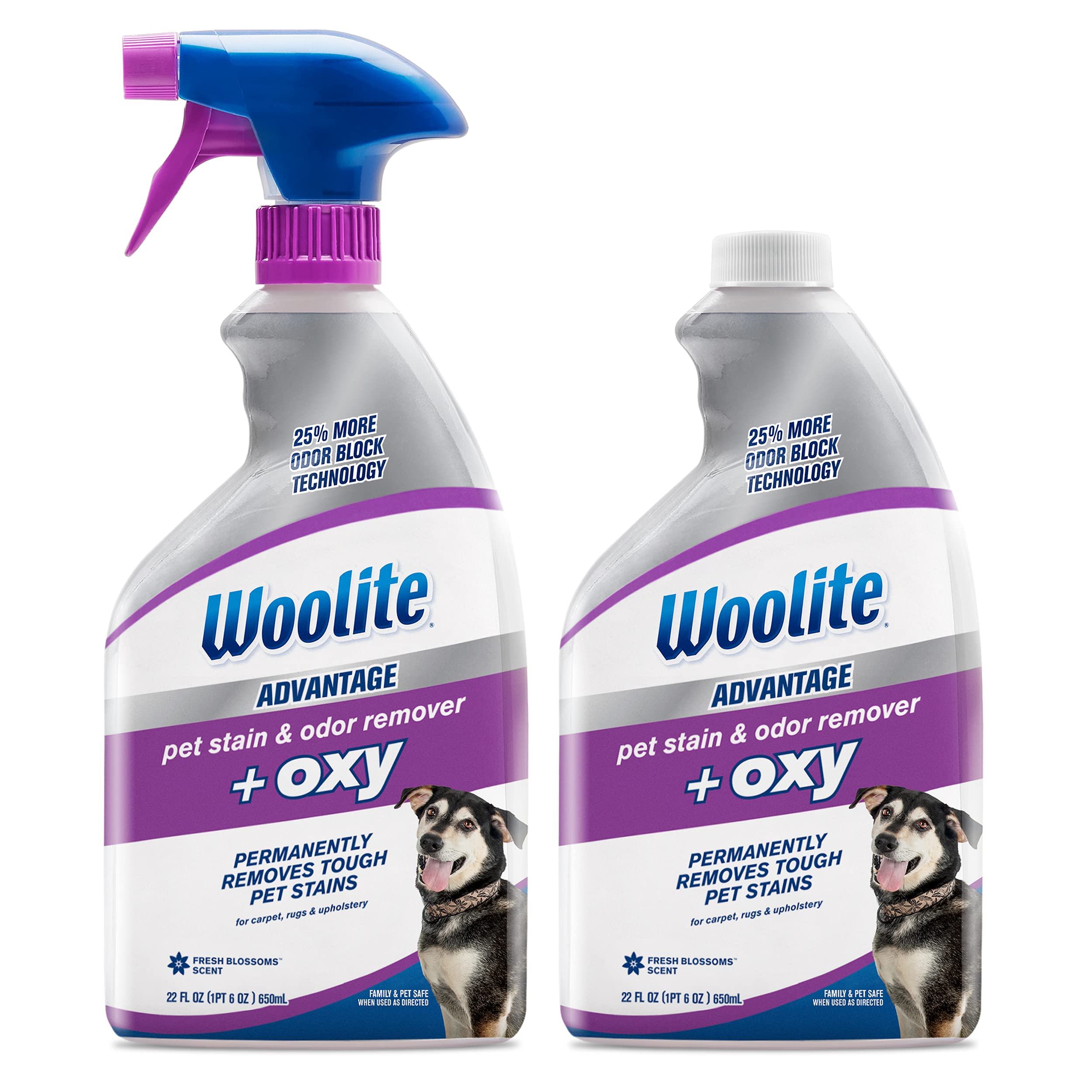 Bissell Woolite® Advantage Pet Stain & Odor Remover + Oxy, 2-Pack, 3326