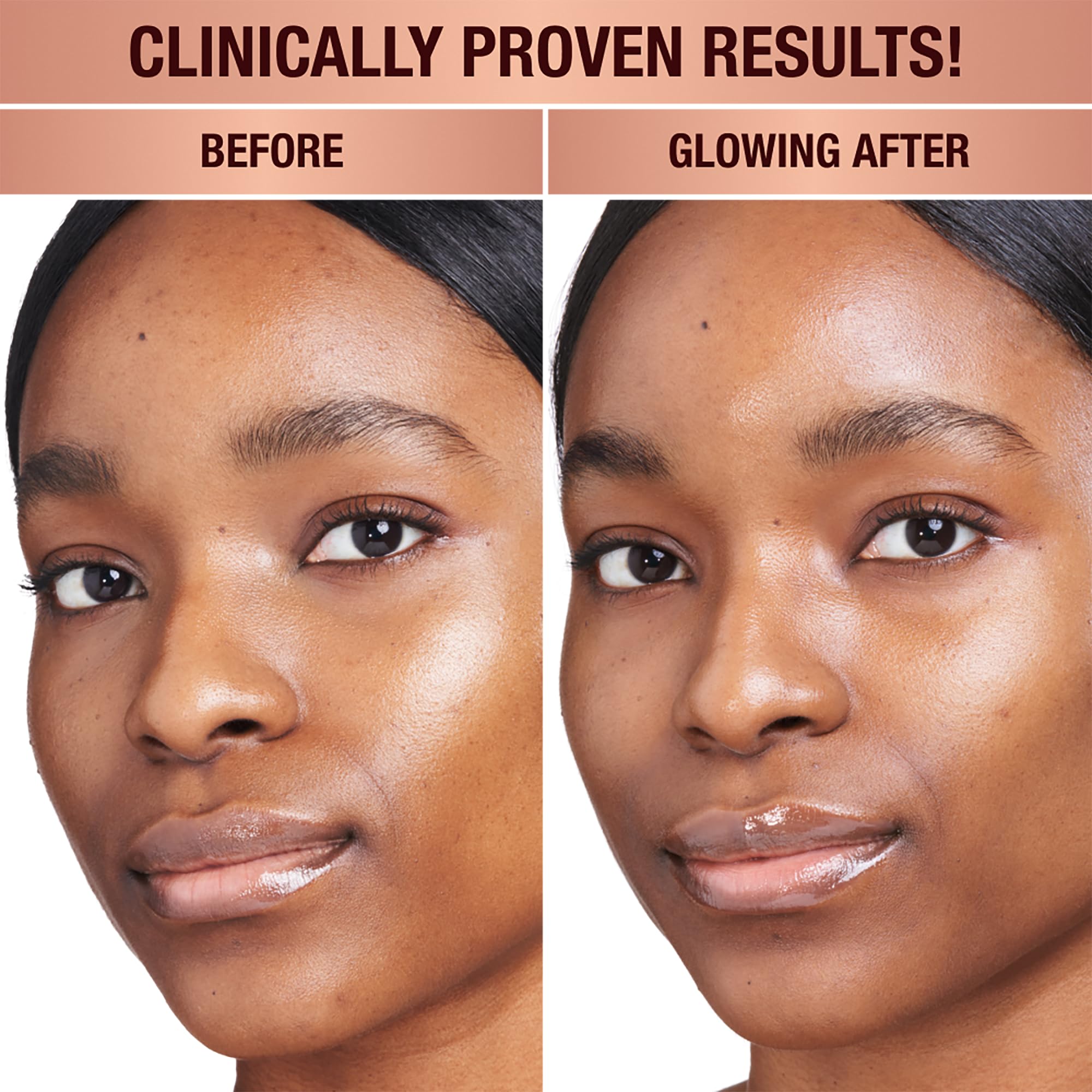 Charlotte Tilbury Glow Face Toner Mini - Exfoliating Toner for Oily Skin - Helps to Reduce The Appearance of Pores, Hydrate & Plump Skin - Delicately Scented with Rose & Lemon (30ml)