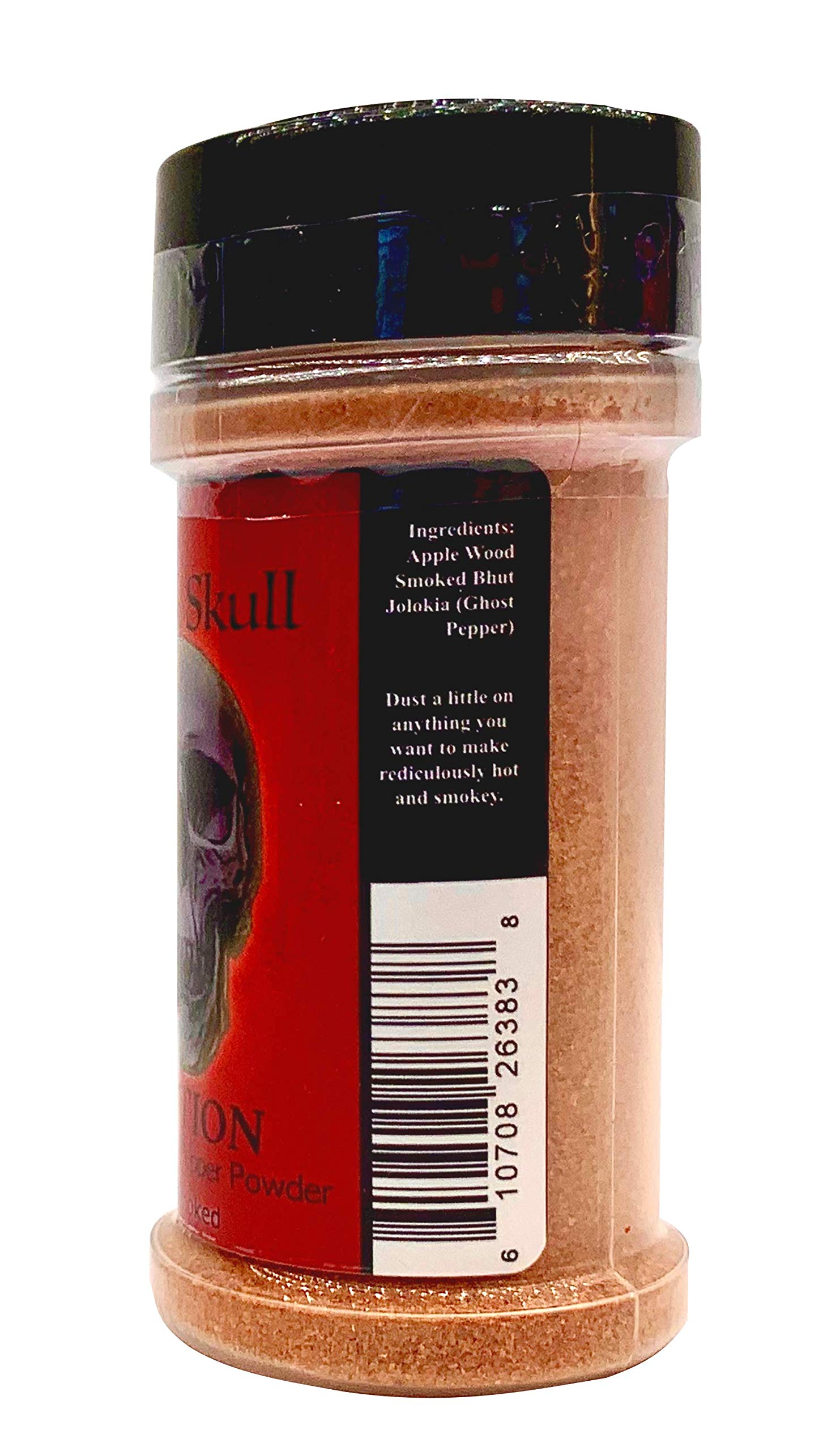 Wicked Tickle Black Skull Smoked Ghost Pepper Powder, 2 oz