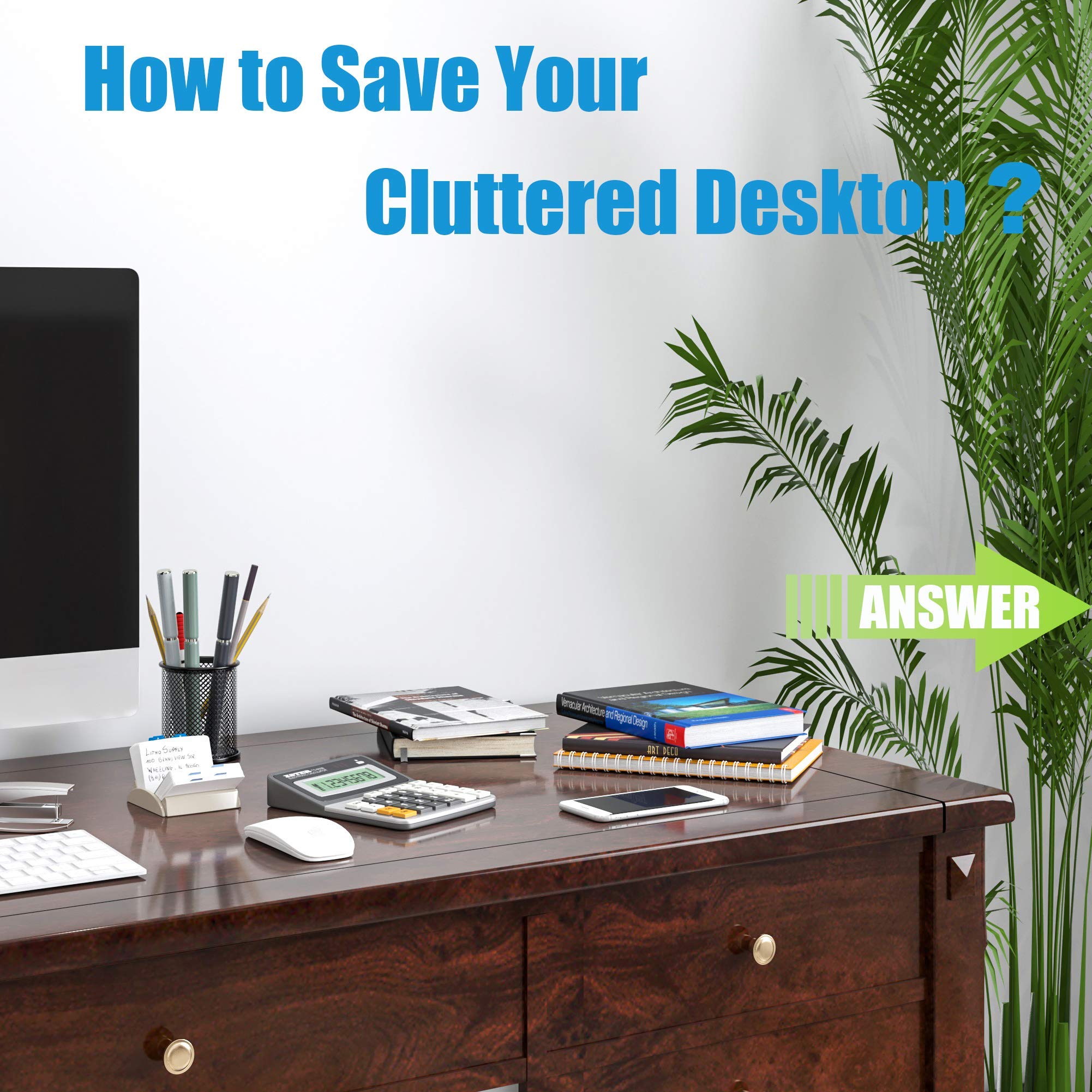 Leather Desk Organizer, Thipoten 3-Tier Stackable Letter Tray Holder for Office Supplies, Paper, File, Magazine, Perfect Office Organization for Desktop (Brown-3Tiers)