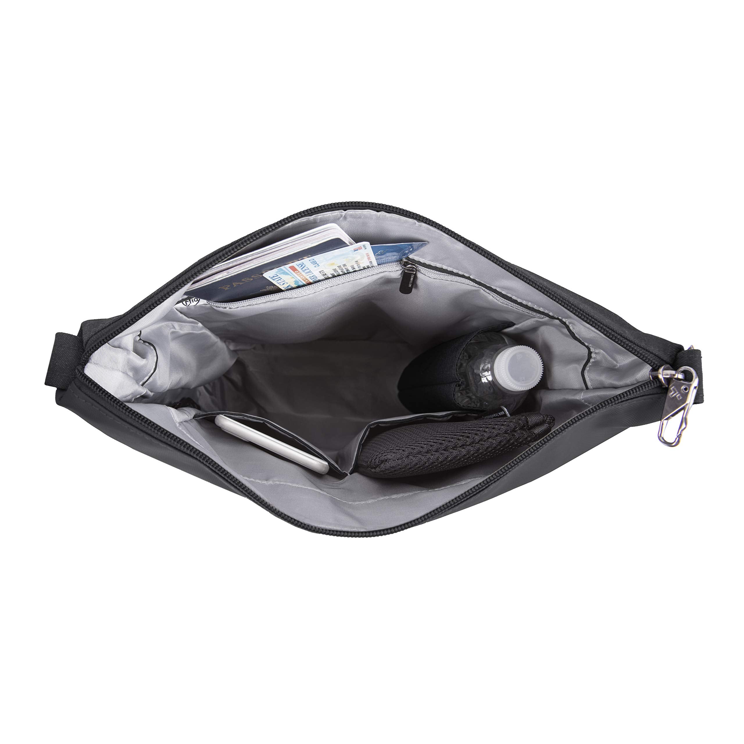 Travelon Classic, Black, 11.25 x 10.75 x 4.6
