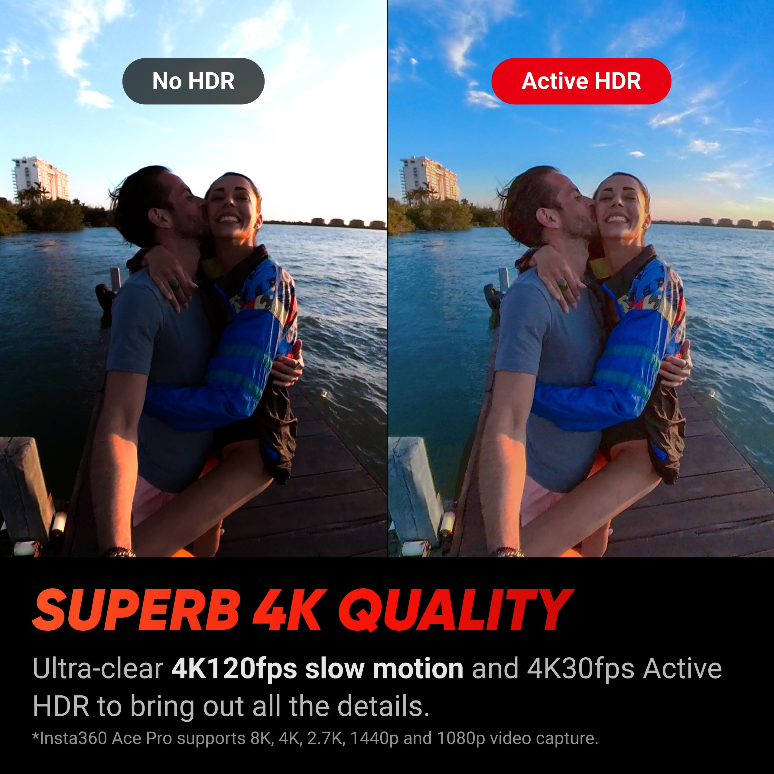 Insta360 Ace Pro - Waterproof Action Camera Co-Engineered with Leica, Flagship 1/1.3" Sensor and AI Noise Reduction for Unbeatable Image Quality, 4K120fps, 2.4" Flip Screen & Advanced AI Features