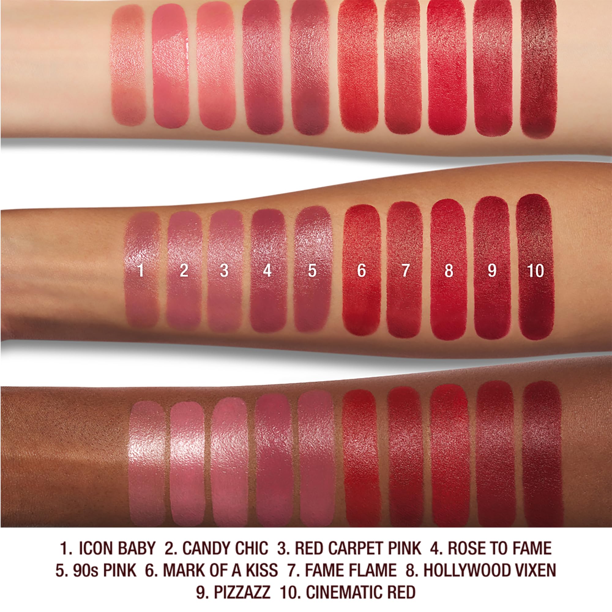 Charlotte Tilbury K.I.S.S.I.N.G Lipstick - Moisturizing & Hydrating Lipstick with Light-Diffusing Pigments for a Luminous Finish & Fuller-Looking Lips - 90's Pink