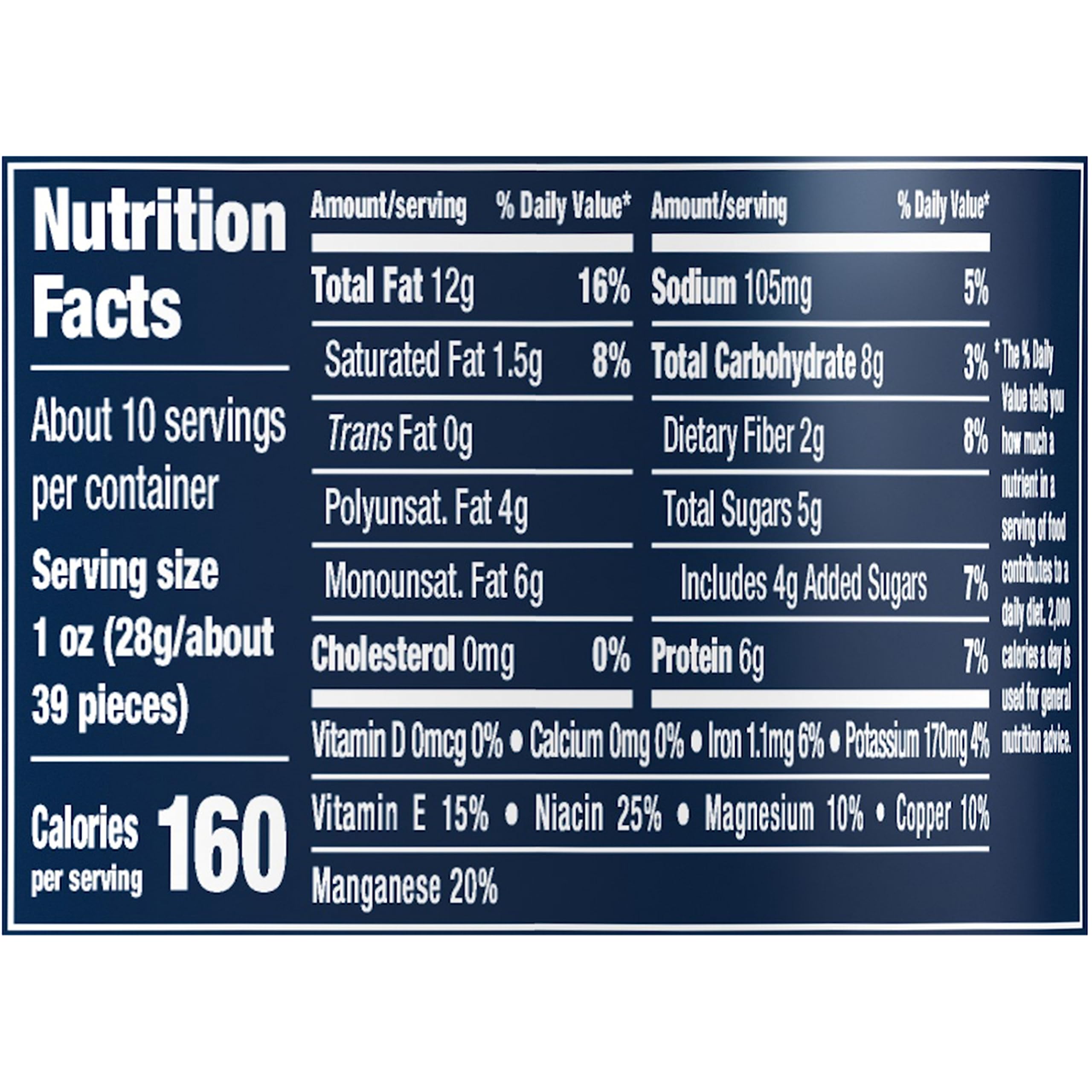 Planters Honey Roasted Peanuts (6 ct Pack, 10 oz Canisters)