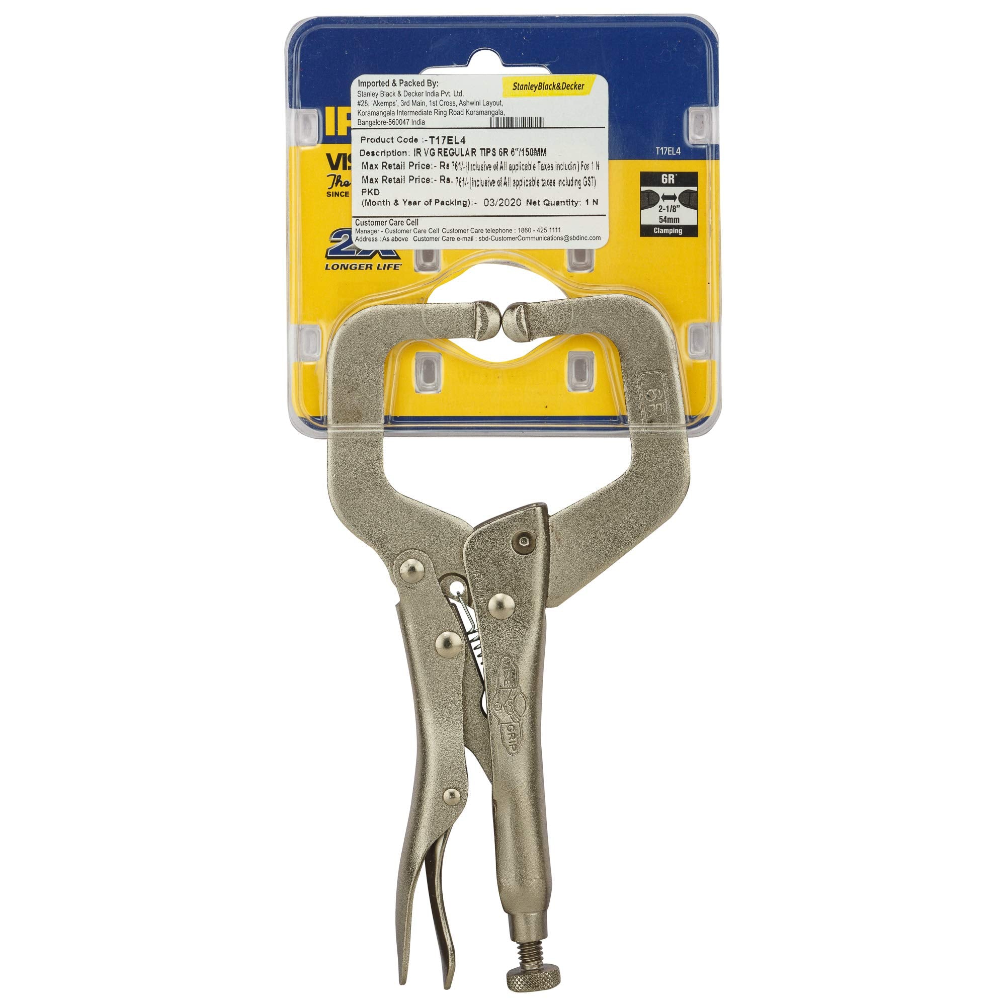 IRWIN Tools VISE-GRIP 6-Inch Locking C-Clamp
