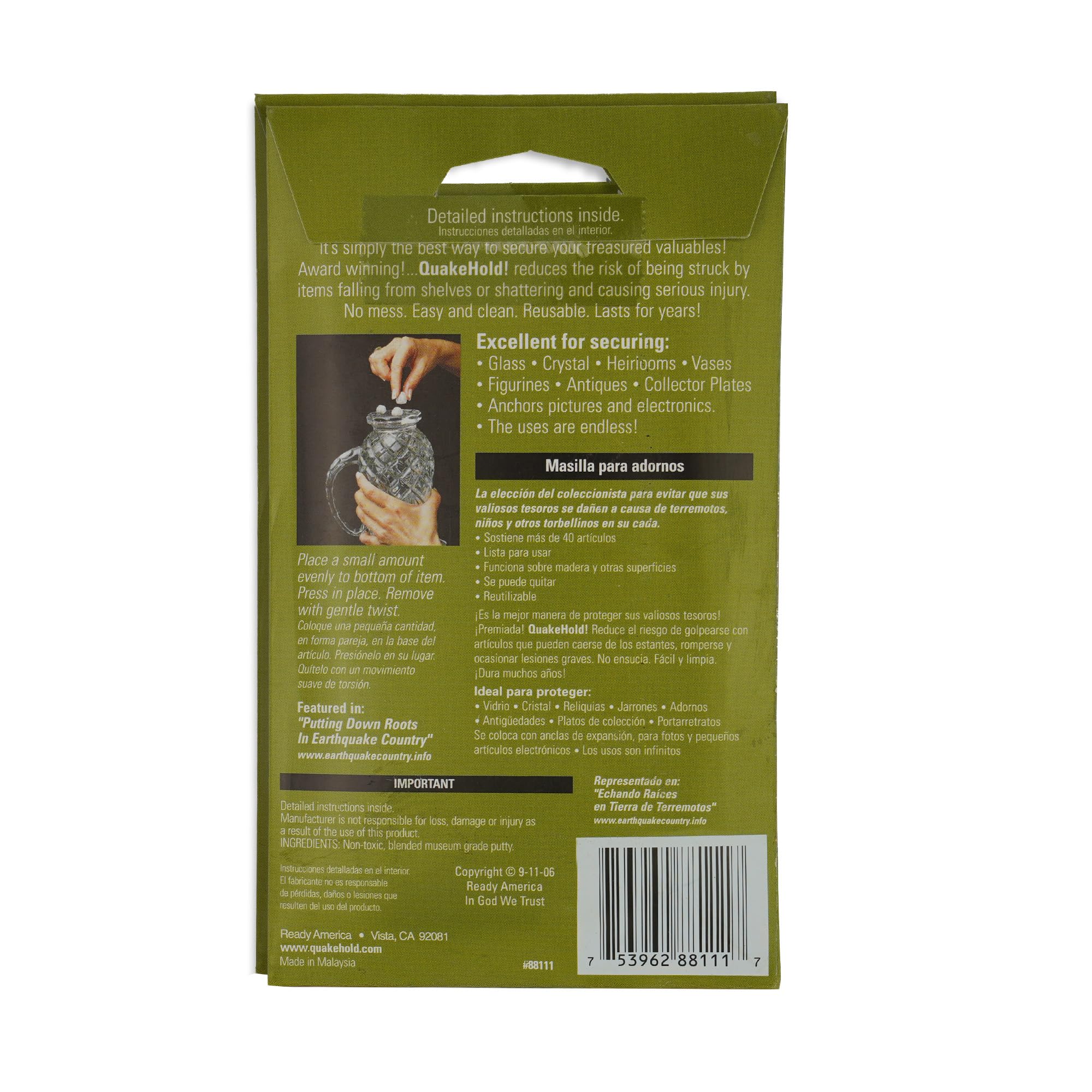 QuakeHOLD! Museum Putty 2 Pack, 88113