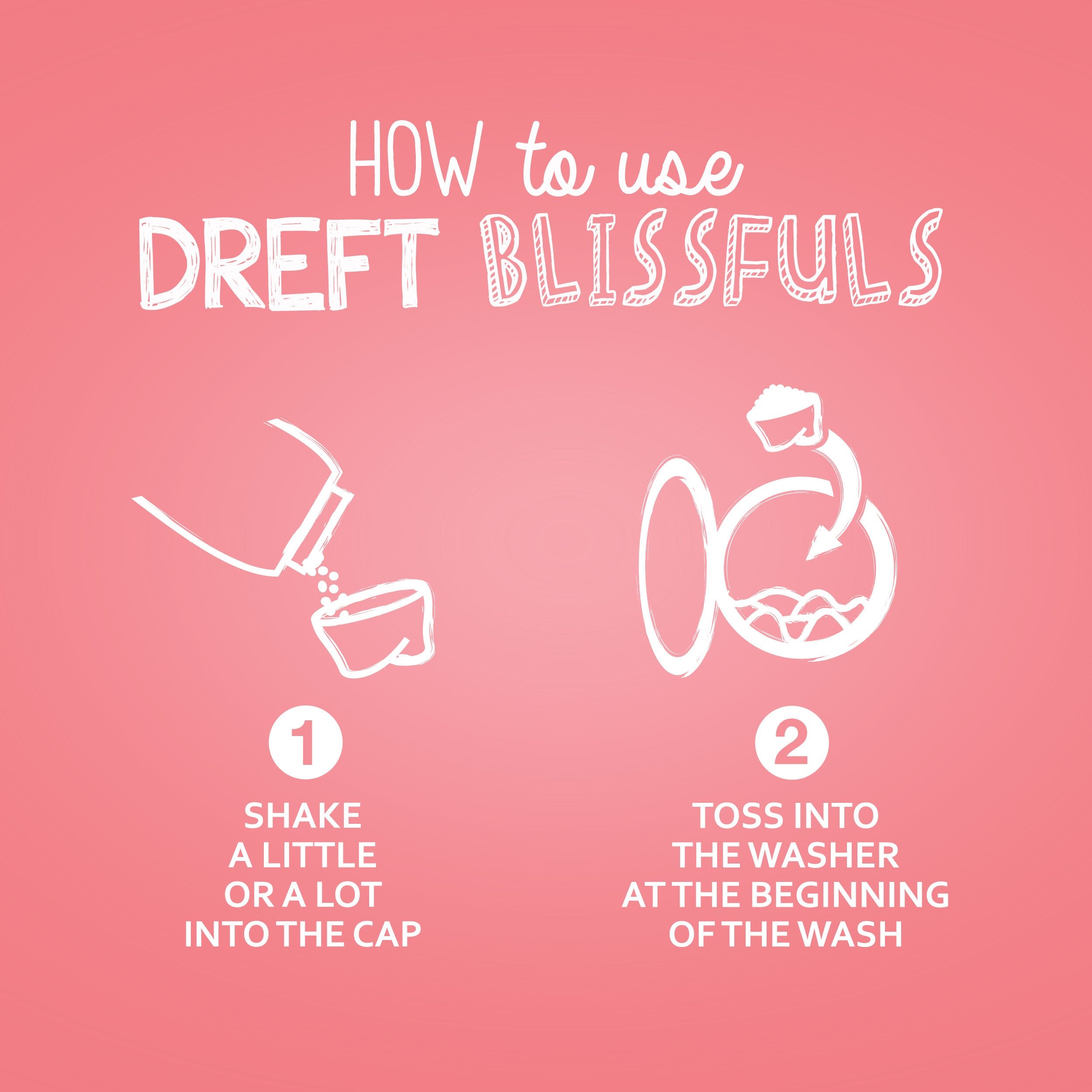 Bundle of Dreft Stage 1: Newborn Hypoallergenic Baby Laundry Detergent Liquid Soap, 46 Fl Oz, (Pack of 2) + Dreft Blissfuls In-Wash Scent Booster Beads, Baby Fresh, 13.4 oz