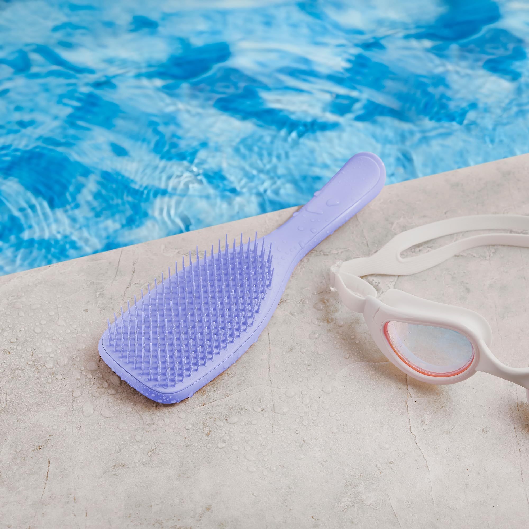Tangle Teezer Ultimate Detangler Brush for Wet & Dry Hair, Eliminates Knots & Reduces Breakage for All Hair Types, Sweet Lavender