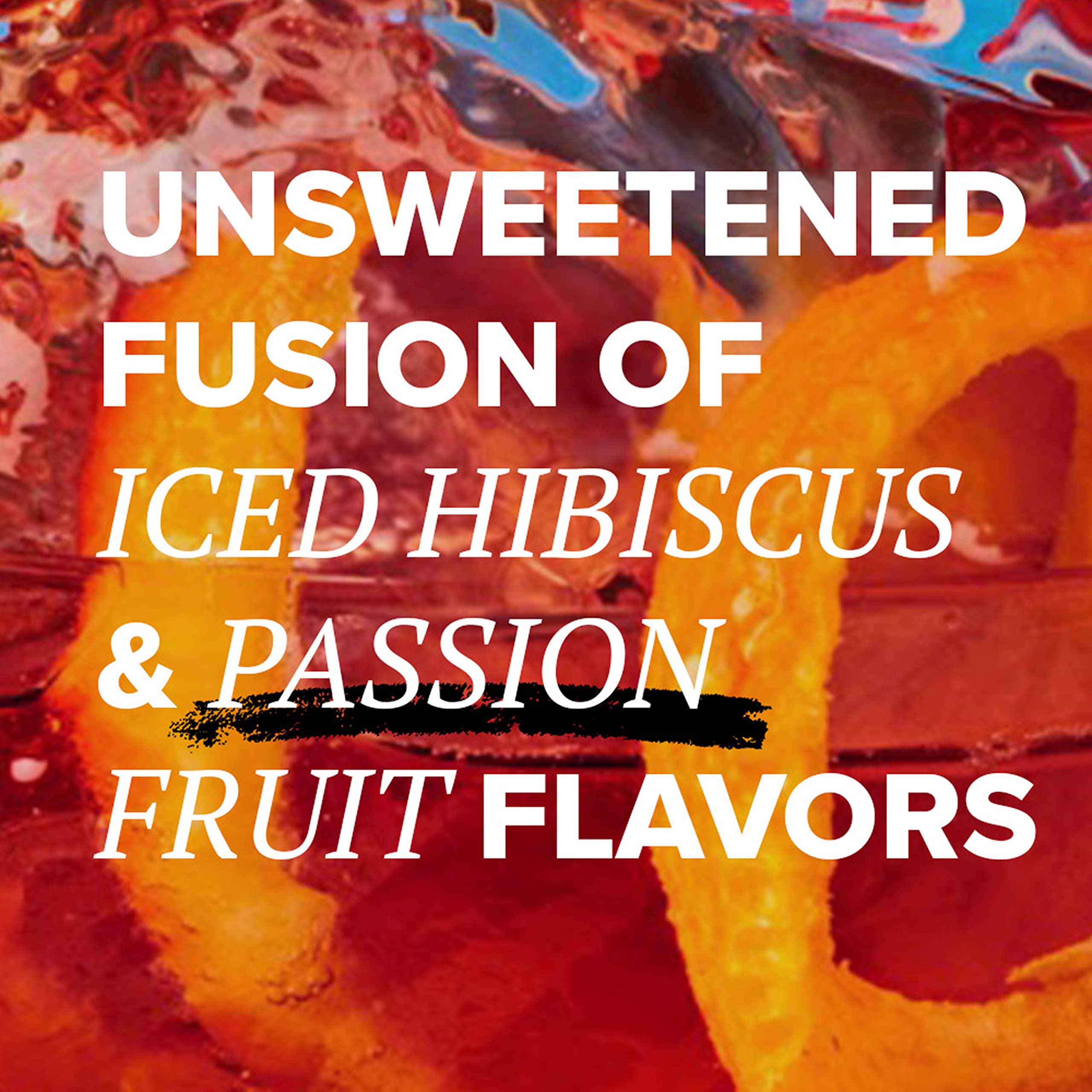 Tazo Unsweetened Iced Herbal Tea Concentrate For a Refreshing Iced Beverage Passion with tropical flavors 32 oz