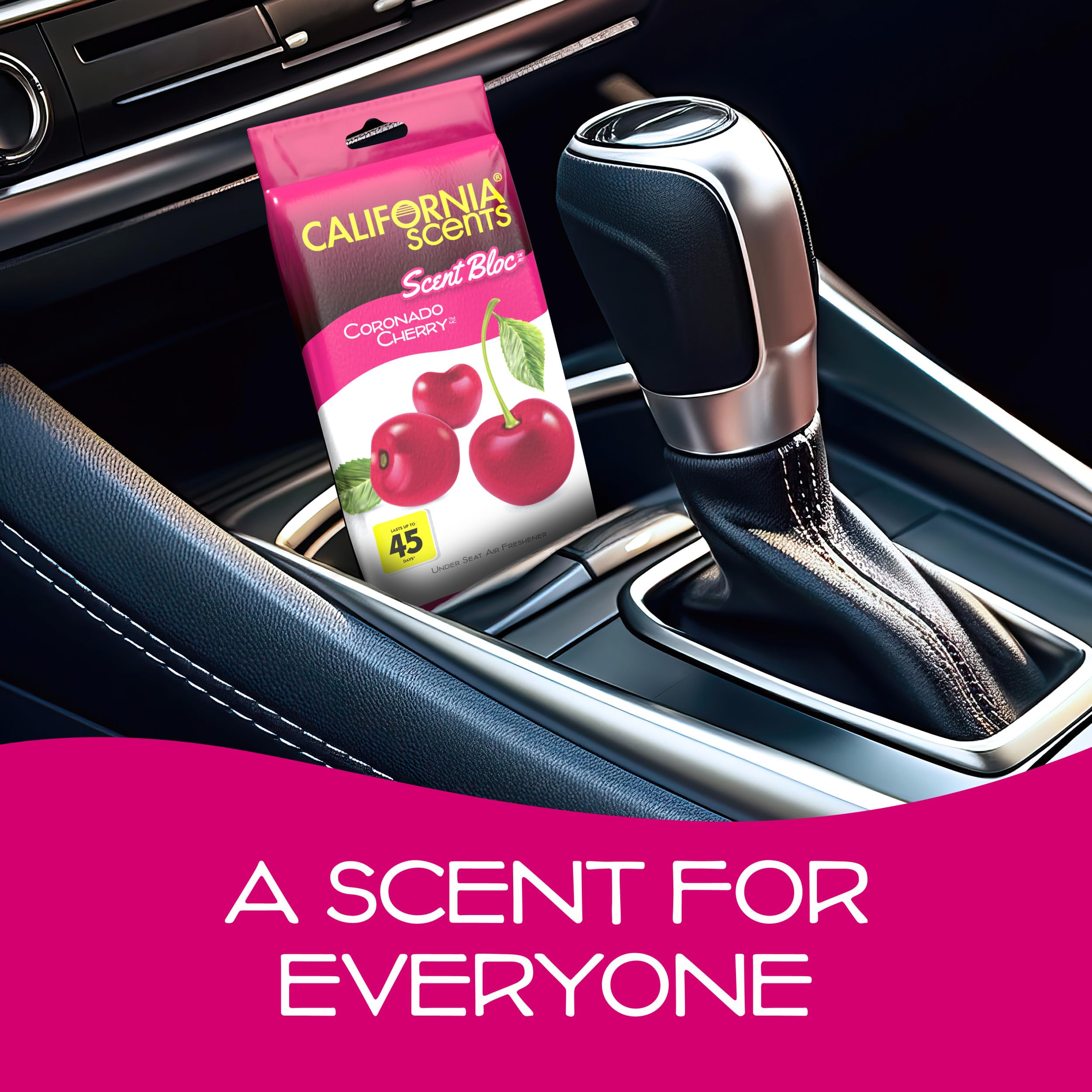 California Scents Power Bloc Car Air Freshener, Coronado Cherry Scent