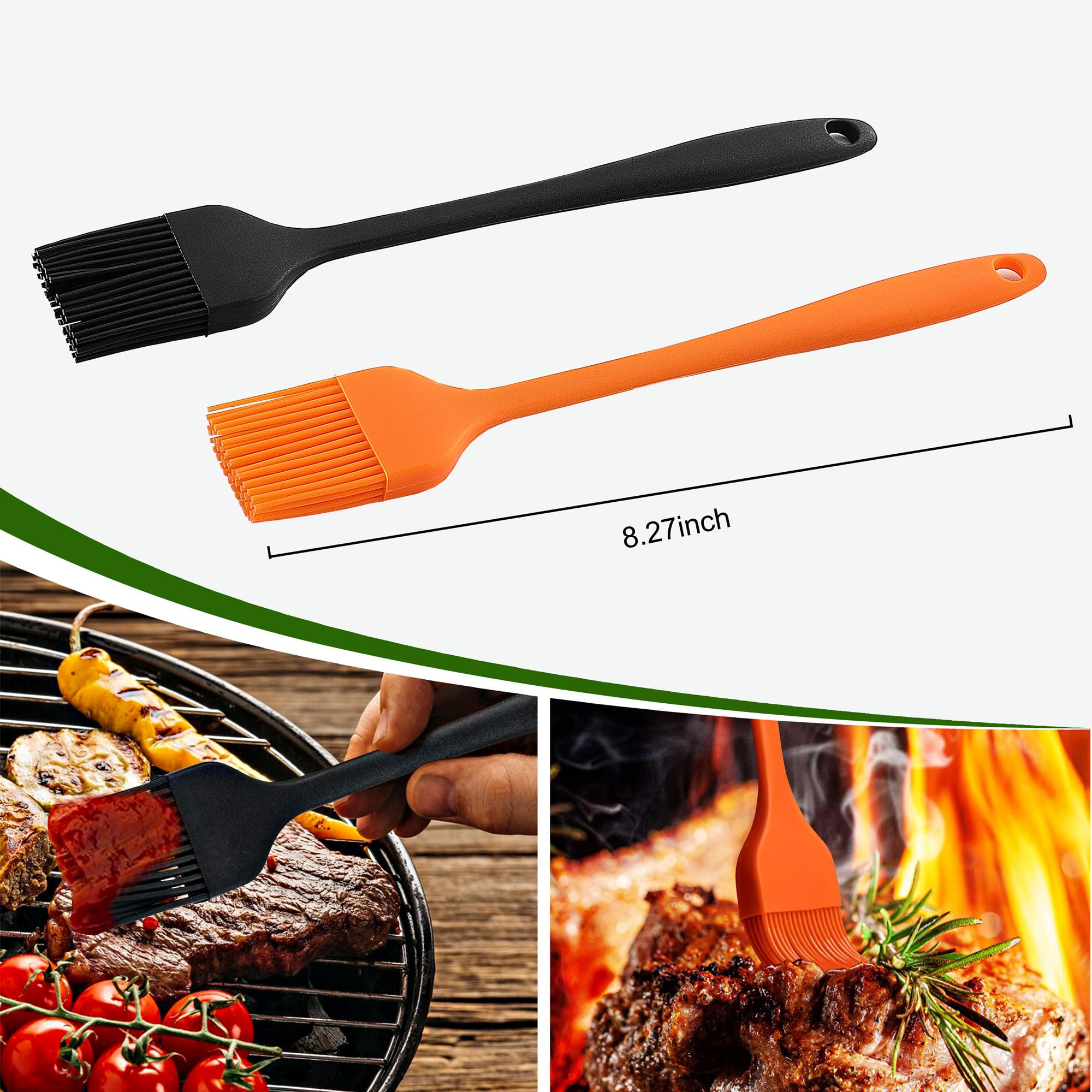 POLIGO Smash Burger Press Kit - 4 in 1 Stuffed Burger Mold, Cast Iron Burger Presses, Sauce Brushes Included - Non Stick Smash Burger Press Set for Grill and Griddle Cooking - Round and Rectangle