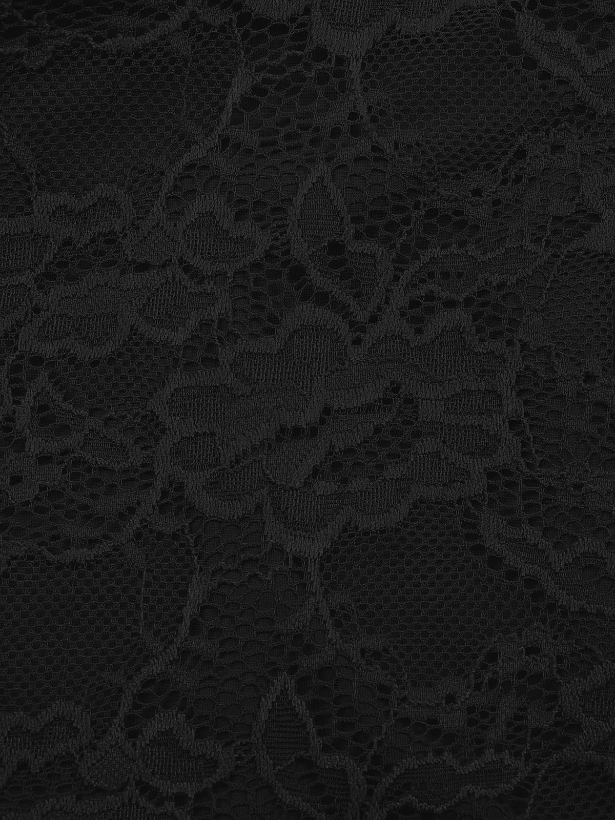 REORIA Women's Summer Fashion Sexy Square Neck Sleeveless Cute Trendy Going Out Lace Bustier Crop Tank Tops Black Small